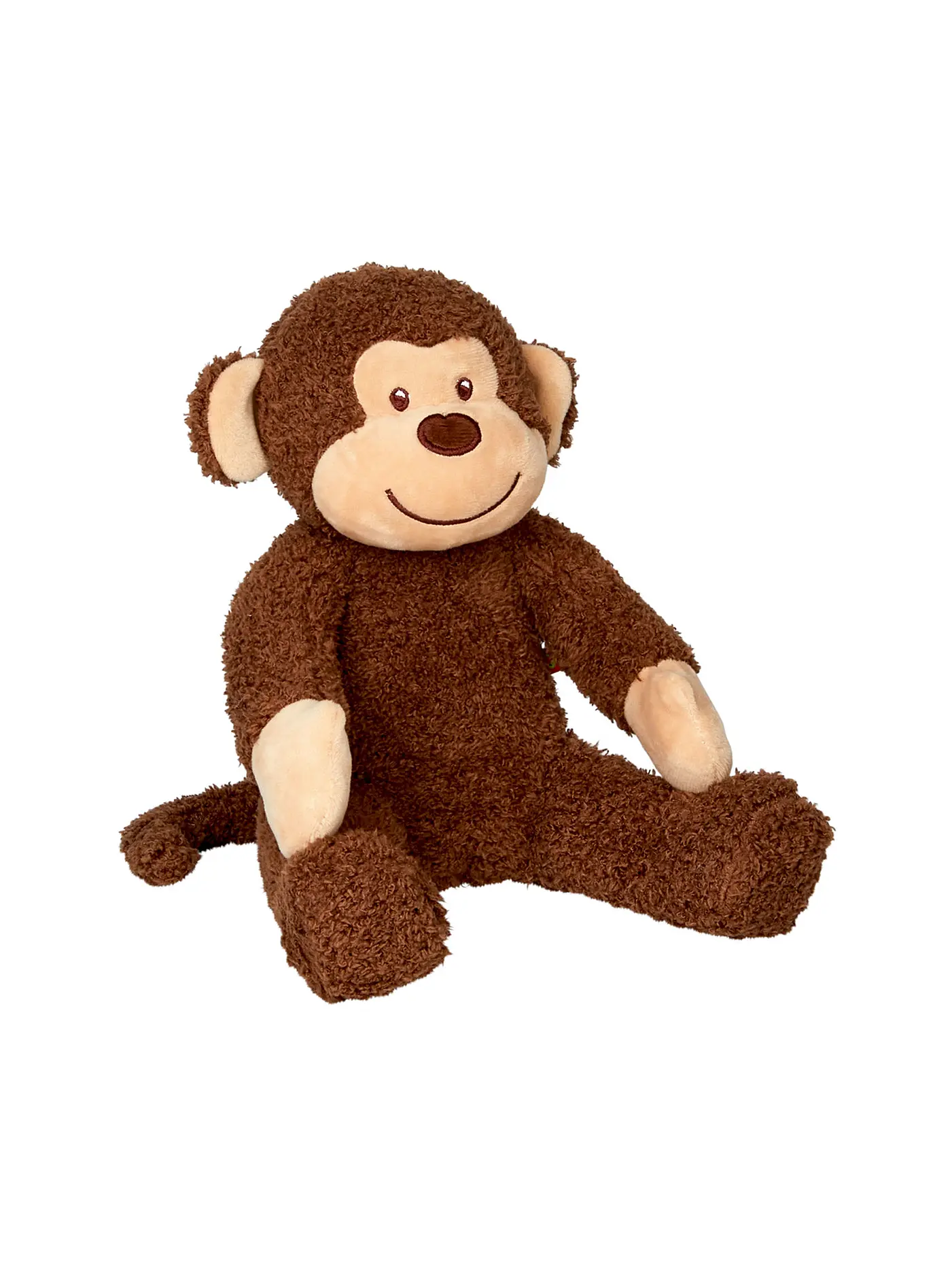 BABY GLÜCK | Geschenkset Plüschaffe und Decke | braun