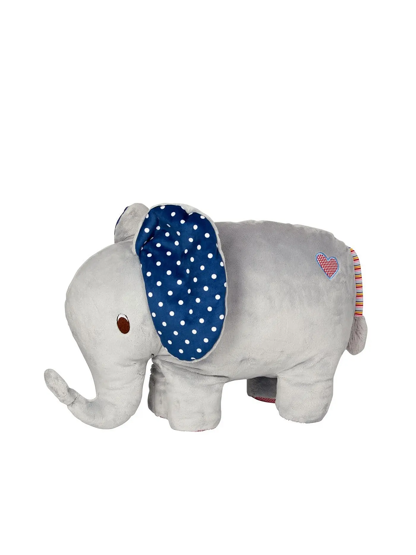 BABY GLÜCK | Kuschelkissen Elefant | grau
