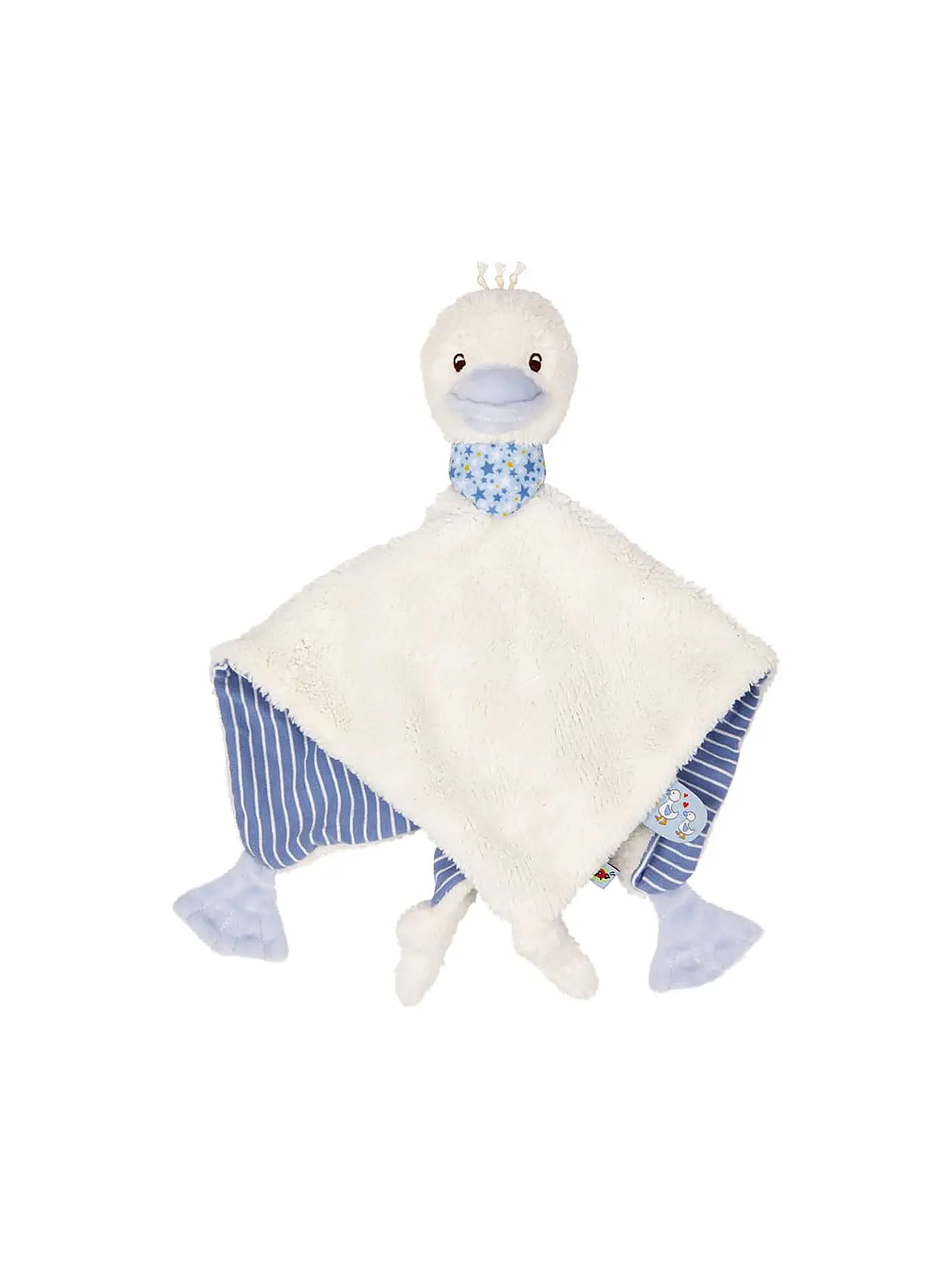 BABY GLÜCK | Schnuffeltuch - Gans hellblau  | blau