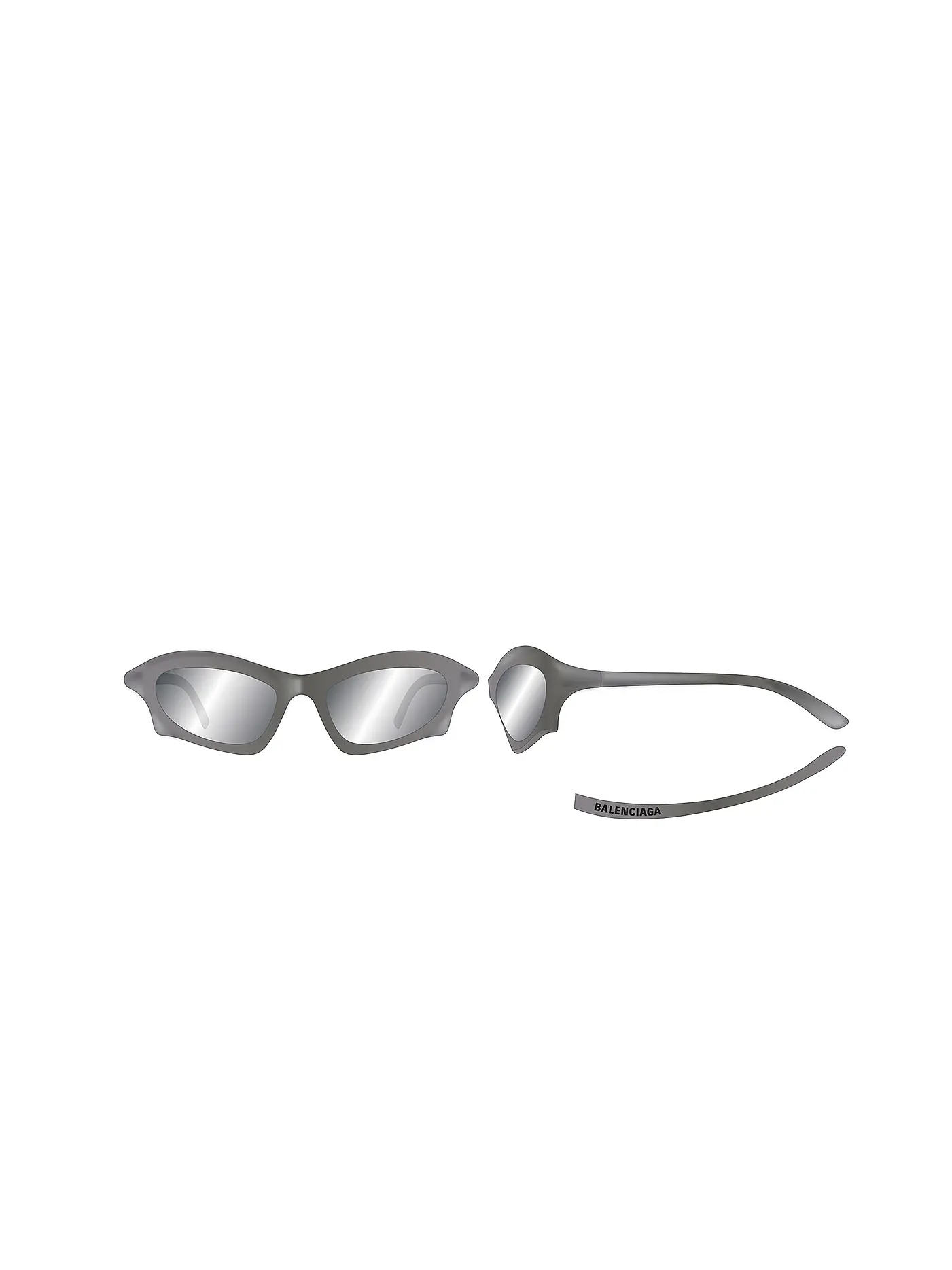 BALENCIAGA | Sonnenbrille BB0157S | silber