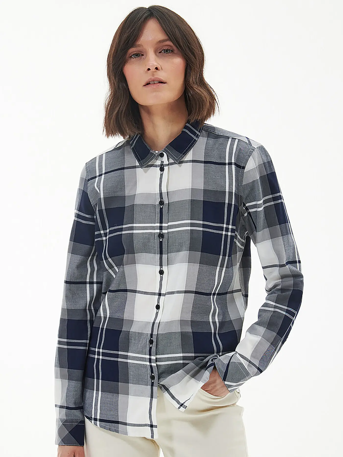 BARBOUR | Bluse BREDON | dunkelblau