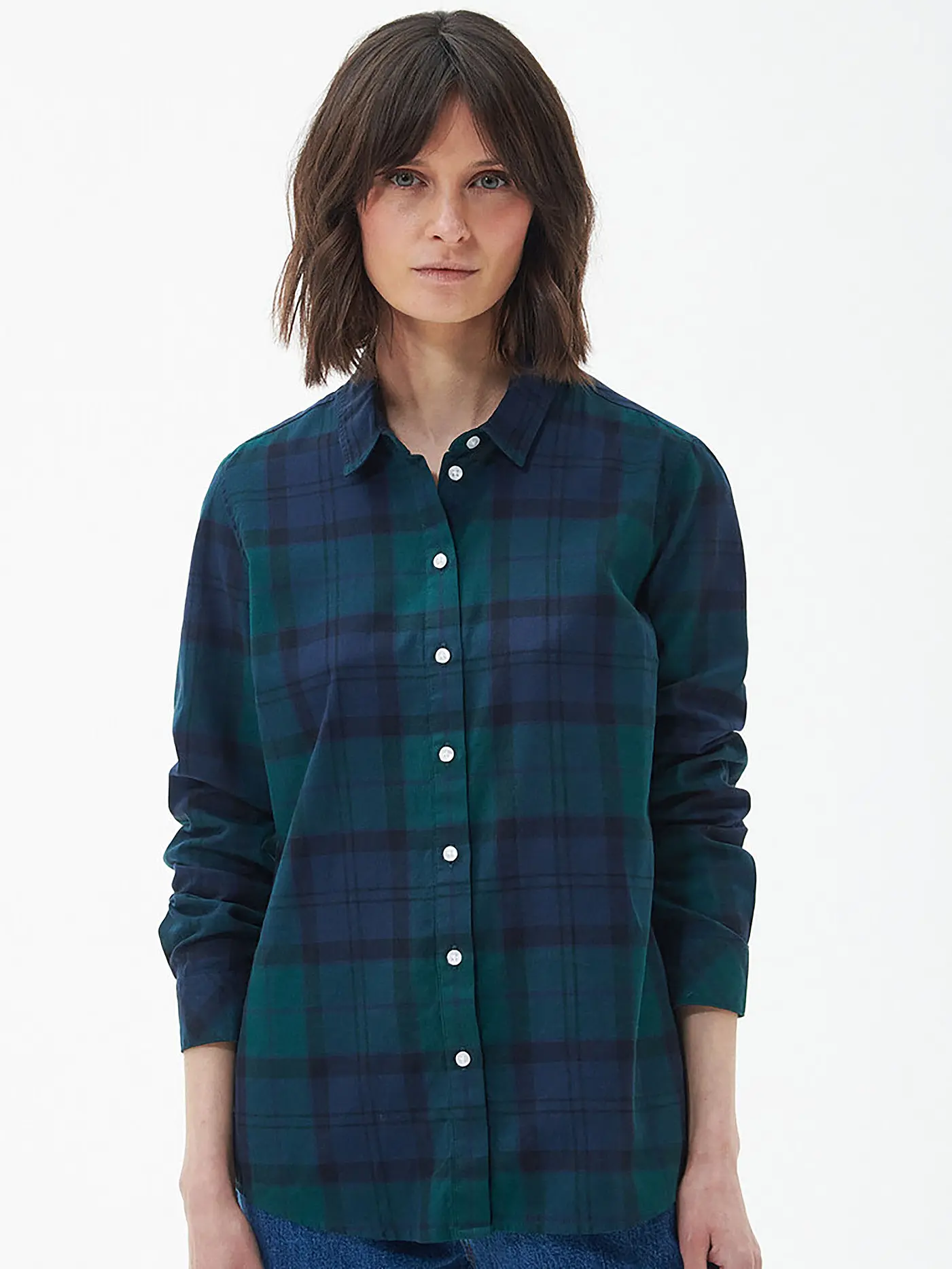 BARBOUR | Bluse BREDON | dunkelgrün