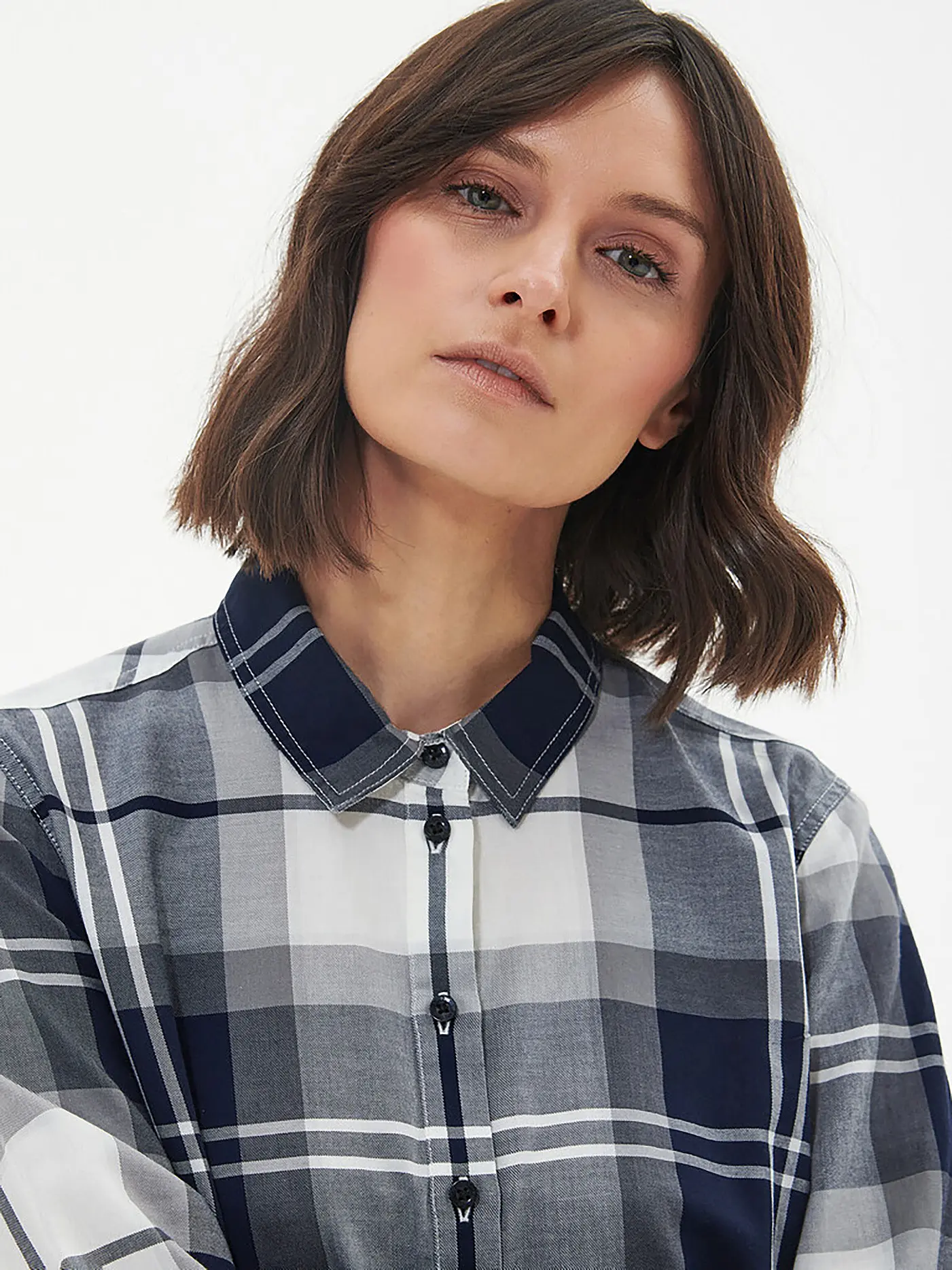 BARBOUR | Bluse BREDON | dunkelblau