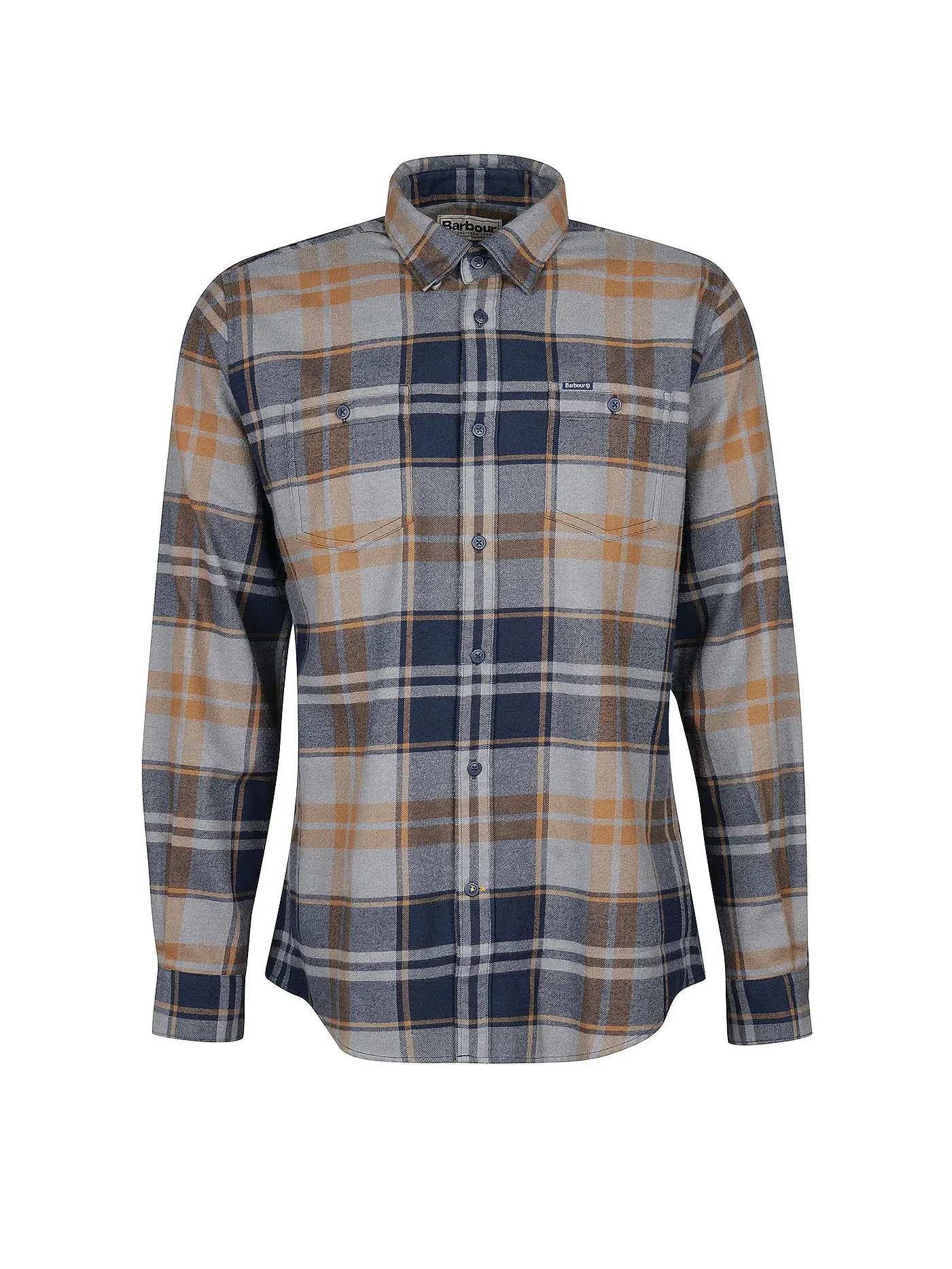 BARBOUR | Flanellhemd  Slim Fit  | blau