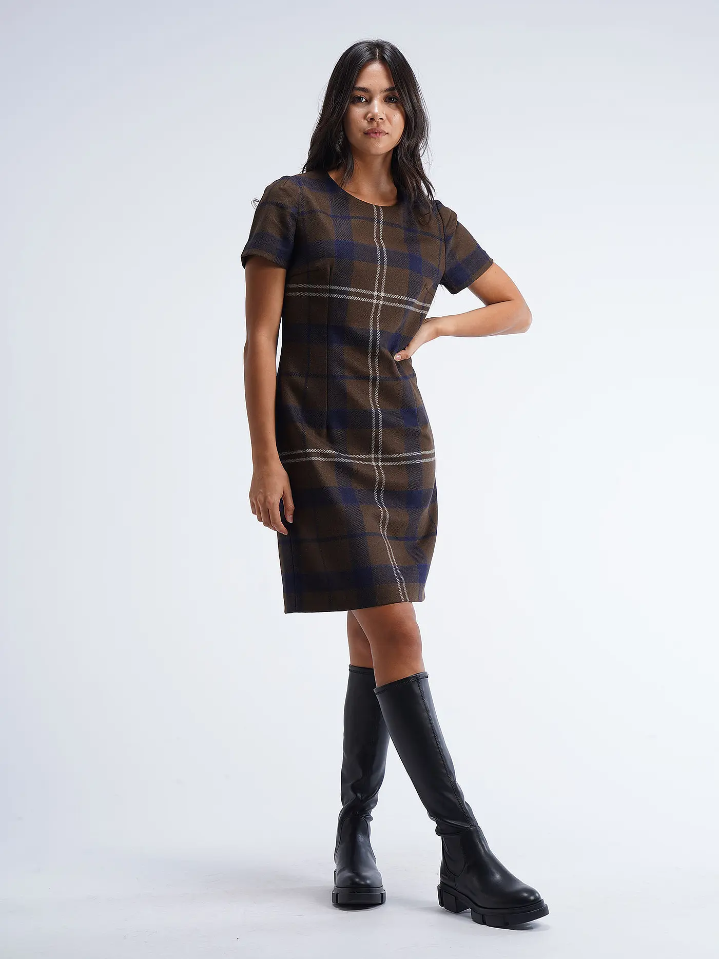 BARBOUR | Minikleid DEE | braun