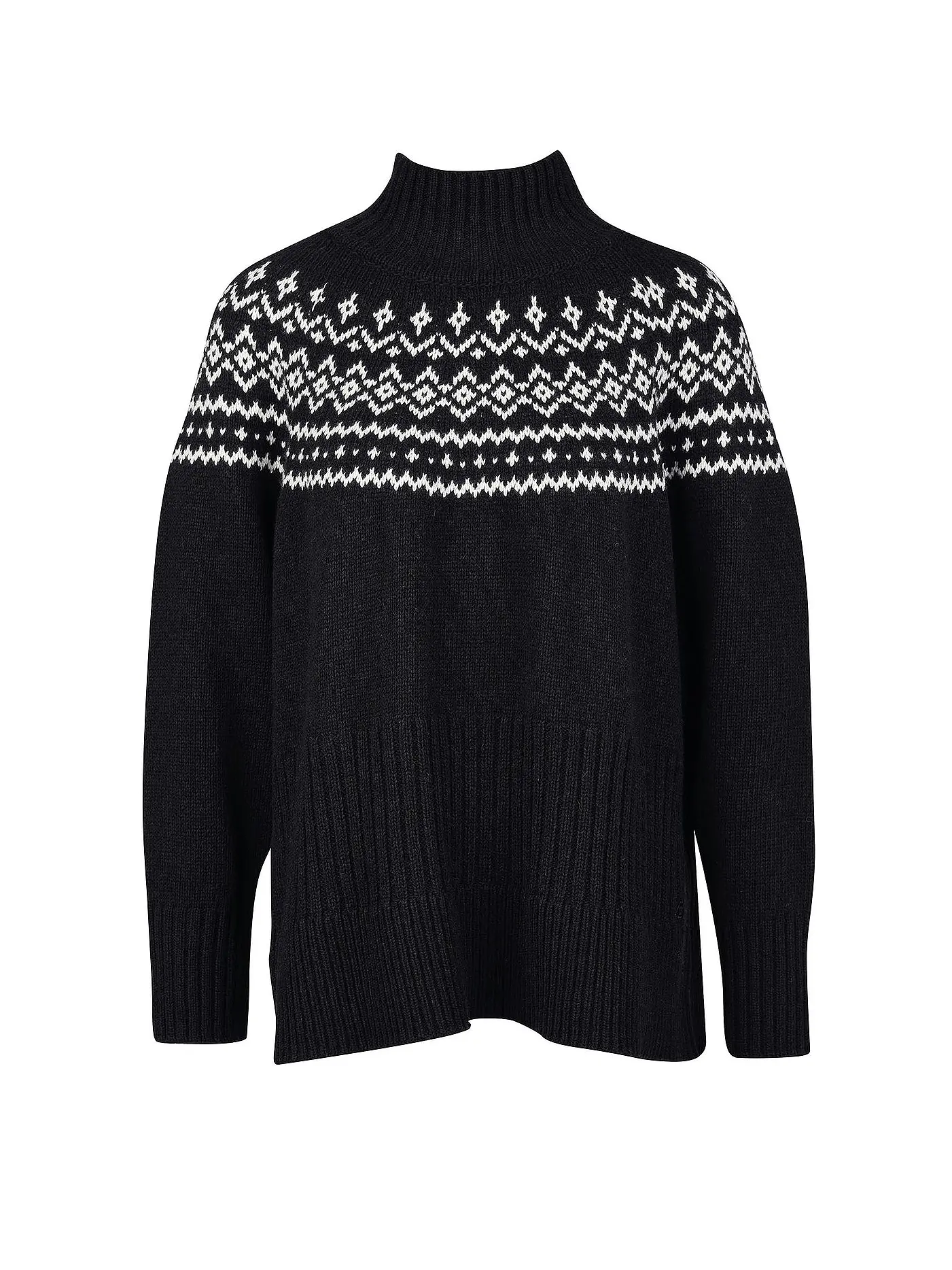 BARBOUR | Rollkragen Pullover AMBERLEY | schwarz