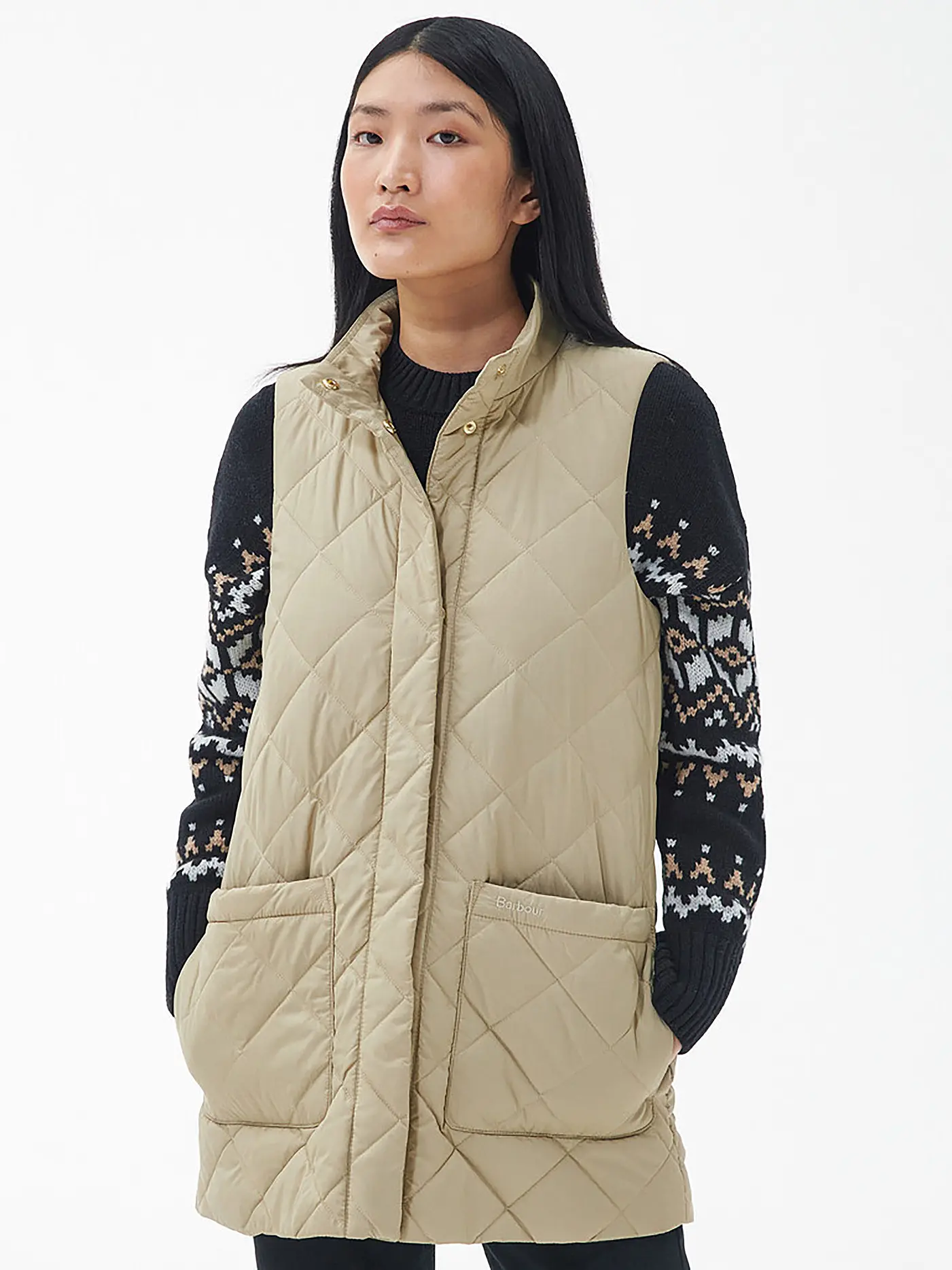 BARBOUR | Steppgilet COSMIA LINER | beige