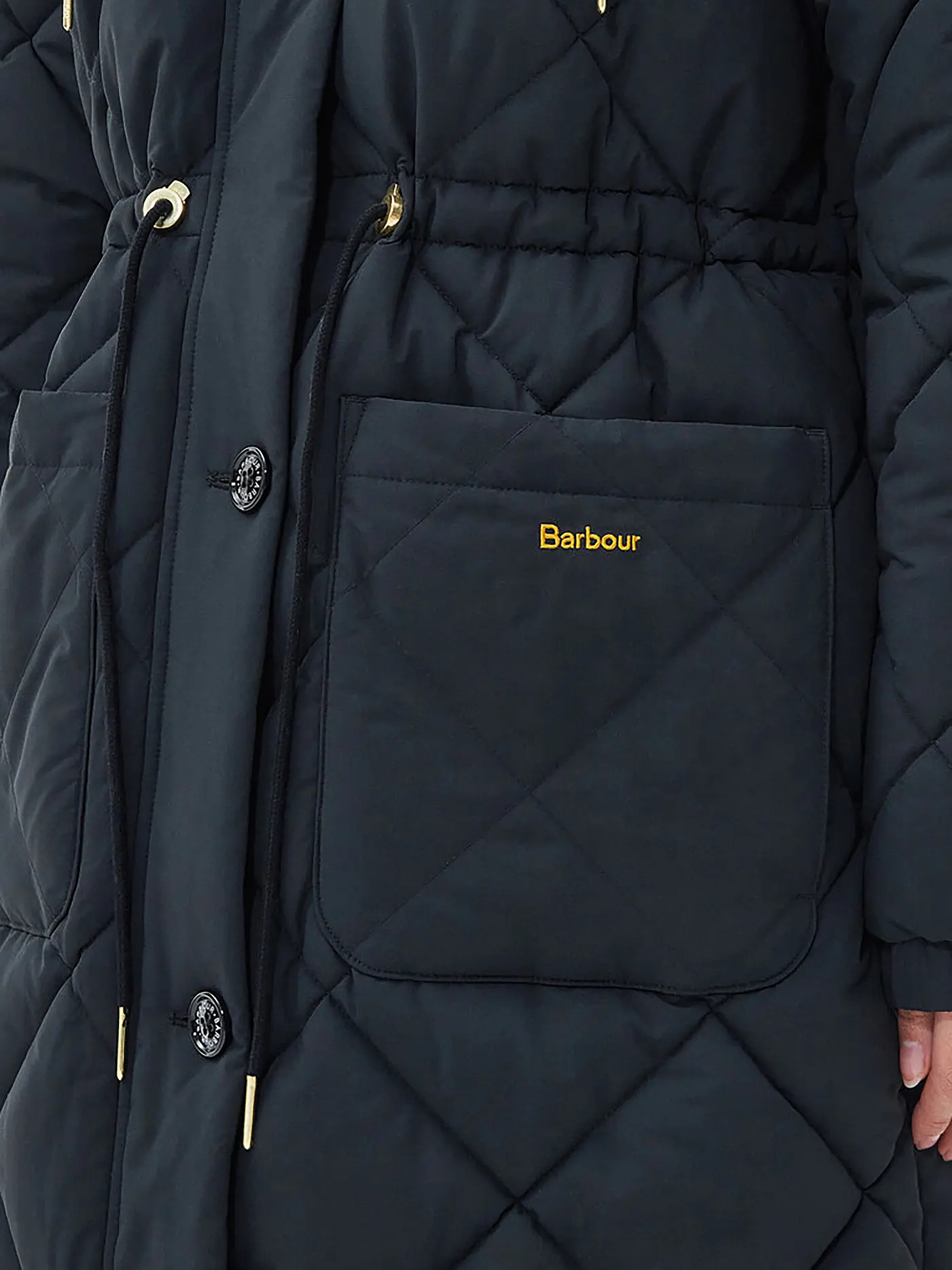 BARBOUR | Steppmantel ORINSAY QUILT | schwarz