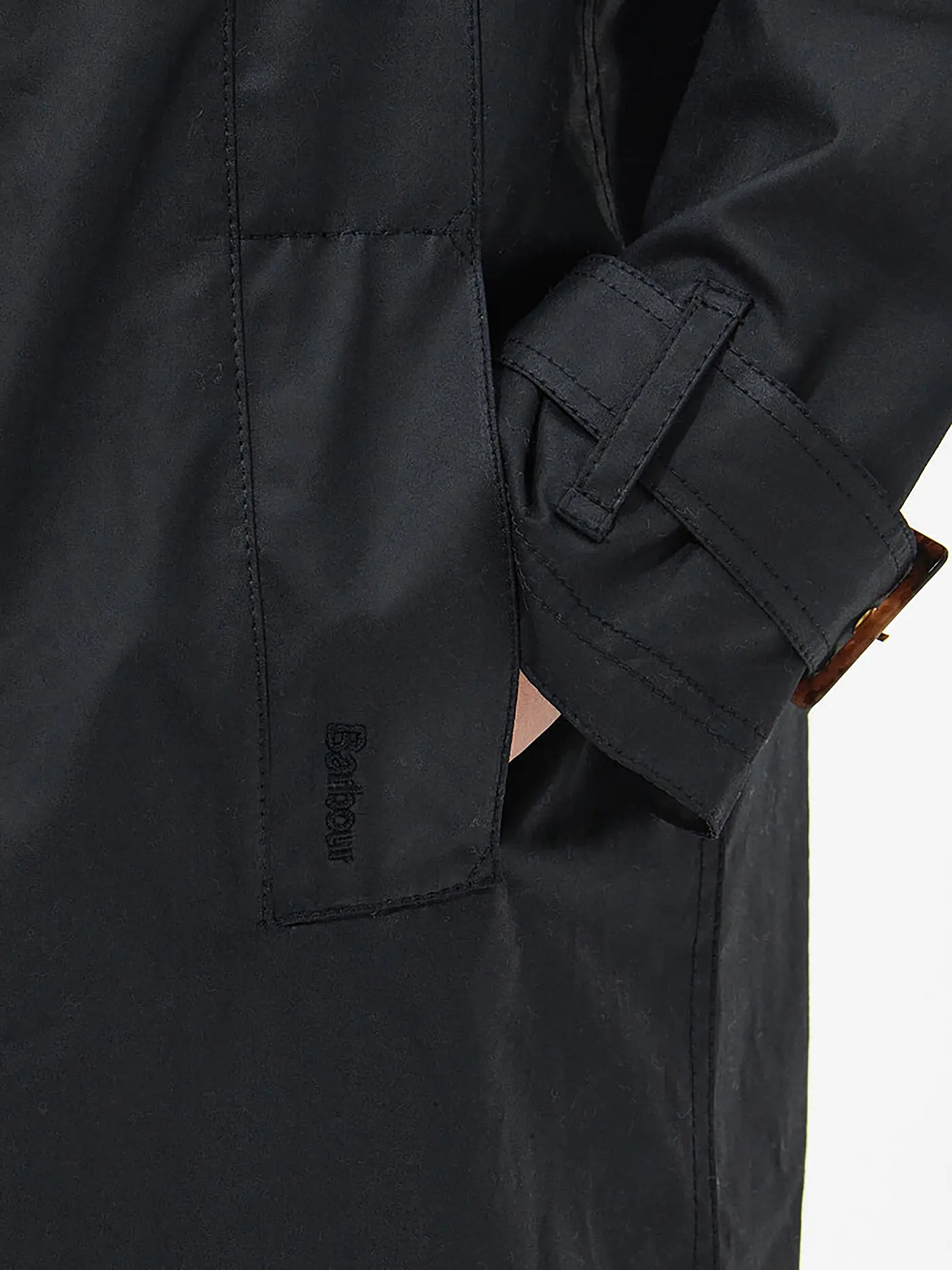 BARBOUR | Trenchcoat MALALA WAX | schwarz