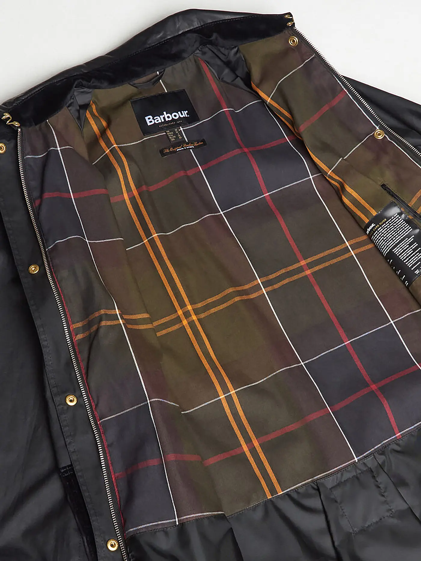 BARBOUR | Trenchcoat TOWNFIELD WAX | schwarz