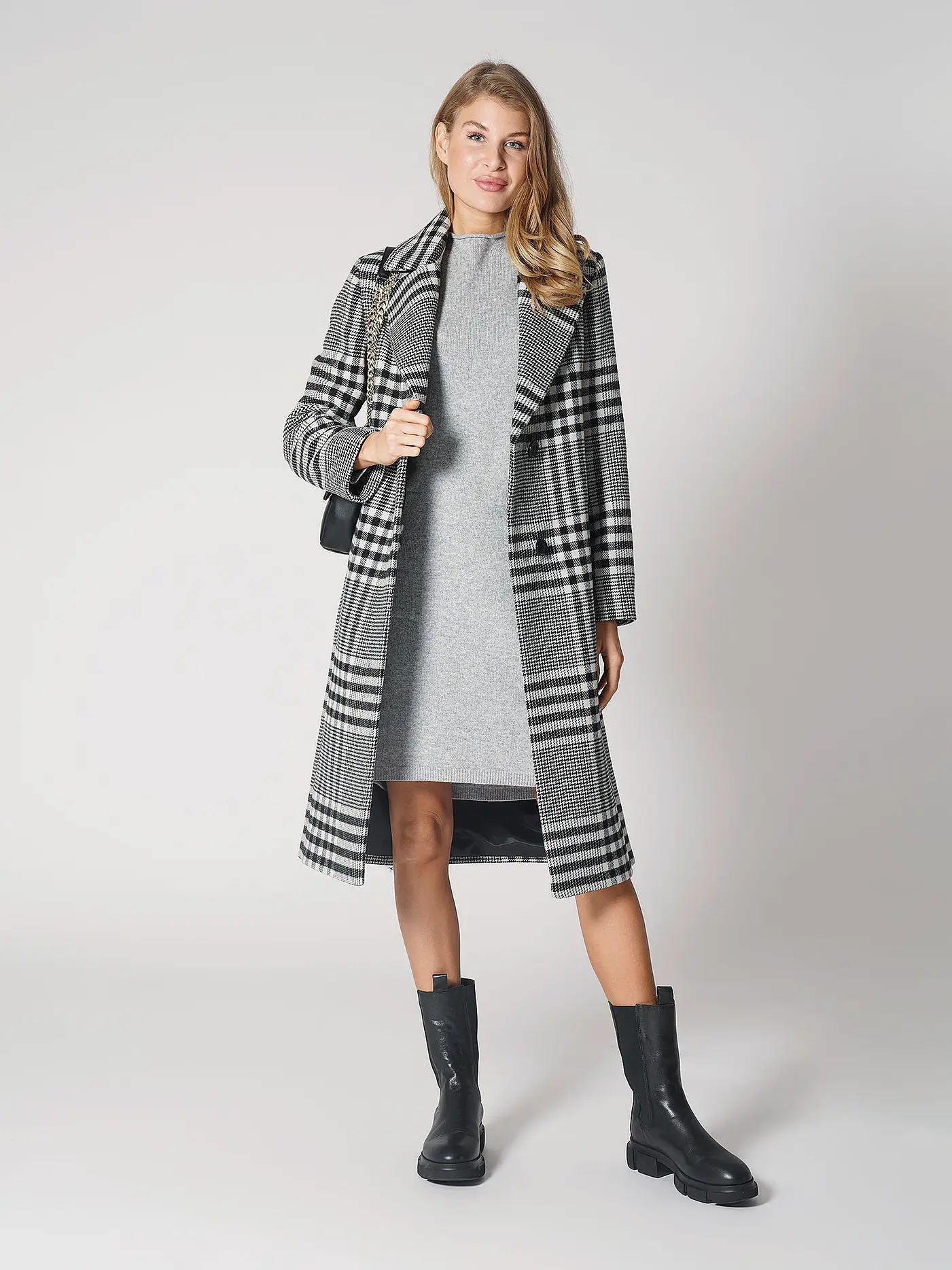 BARBOUR | Wollmantel BYRON | schwarz
