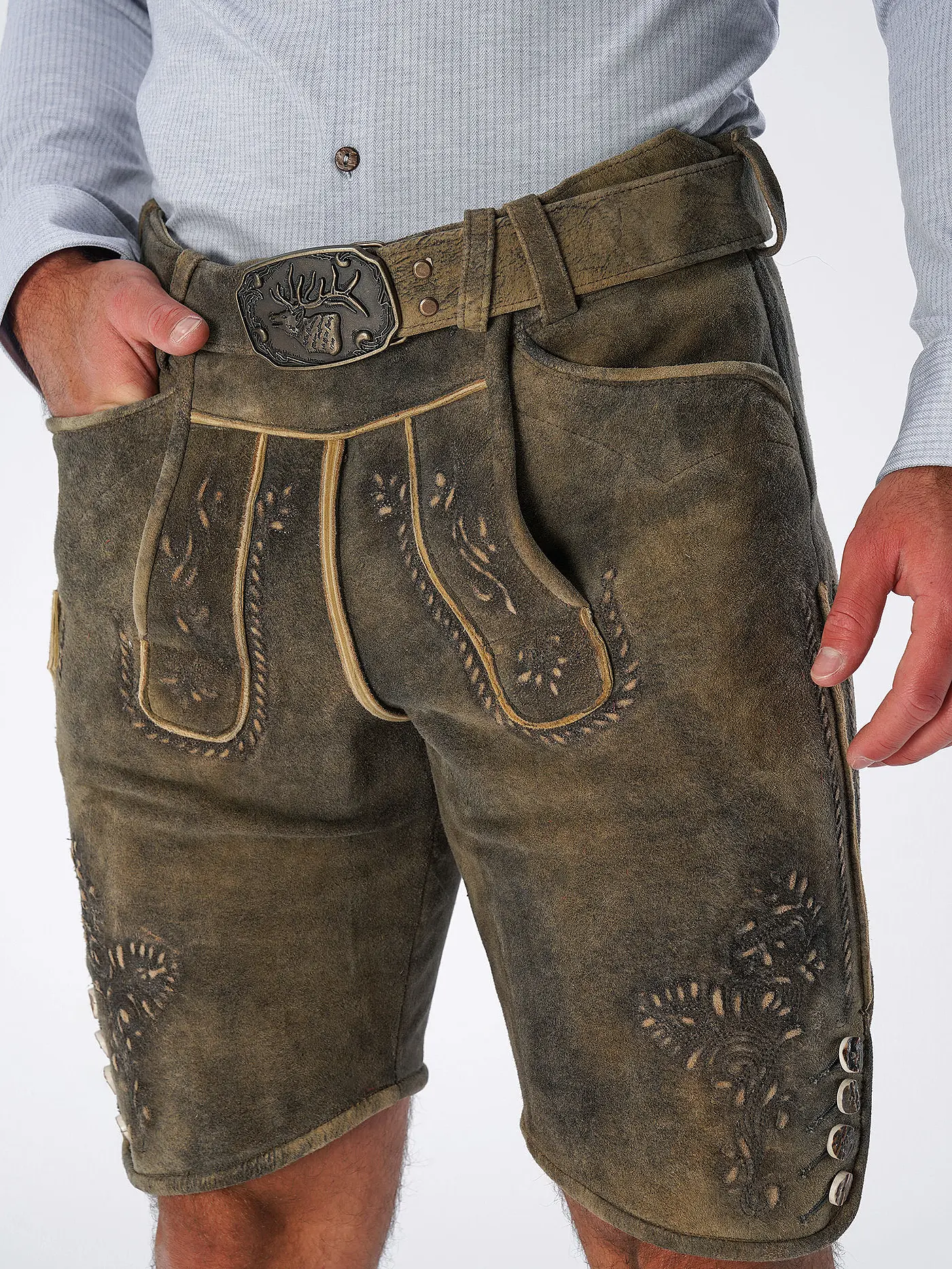 BECKERT | Lederhose FLACHAU  | braun