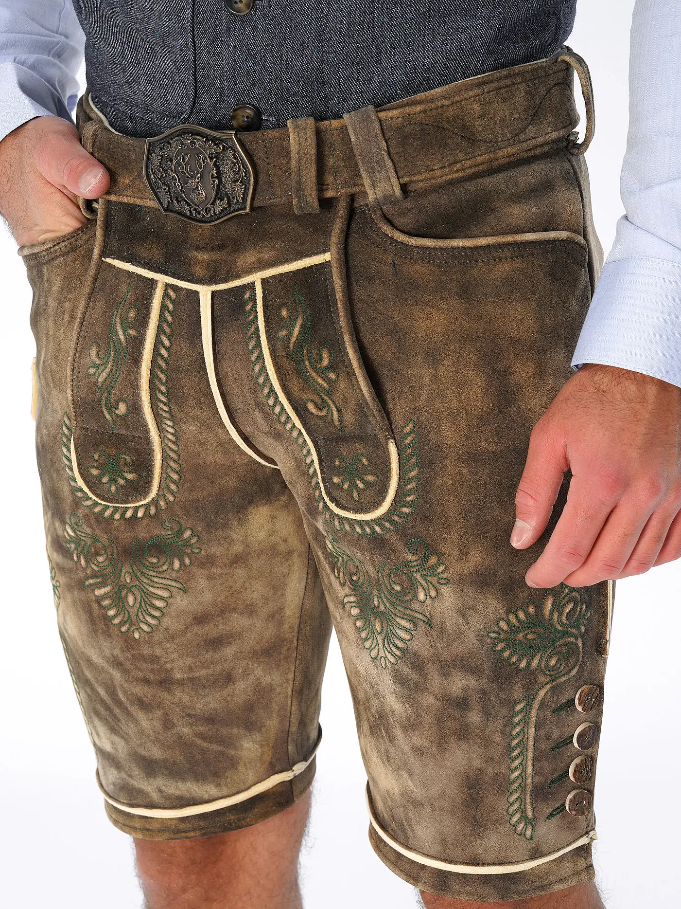 BECKERT | Lederhose ST.JOHANN | braun