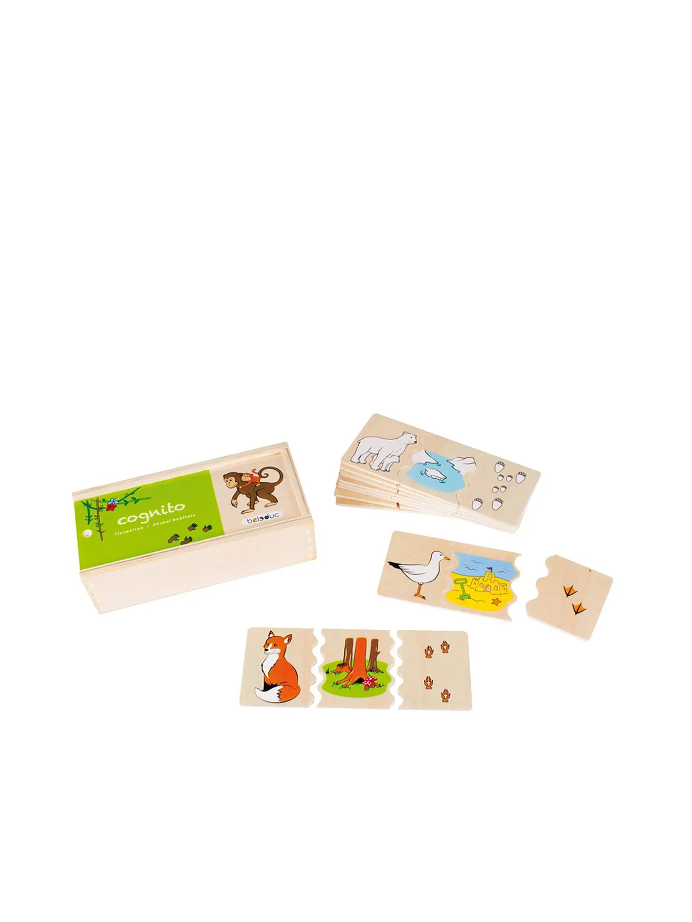 BELEDUC | Puzzle Cognito - Tierwelten | keine Farbe