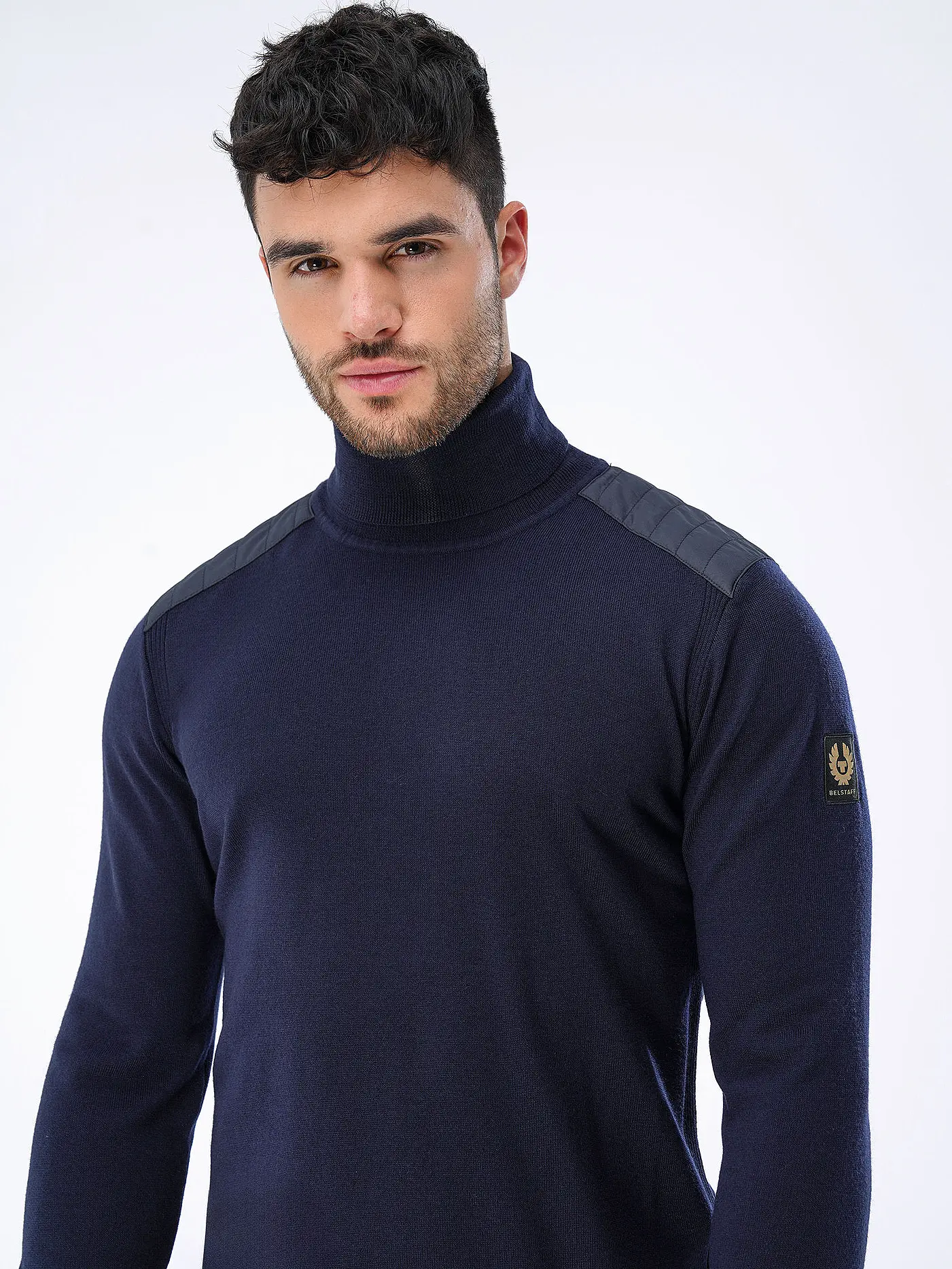 BELSTAFF | Rollkragenpullover KINGSLAND | blau
