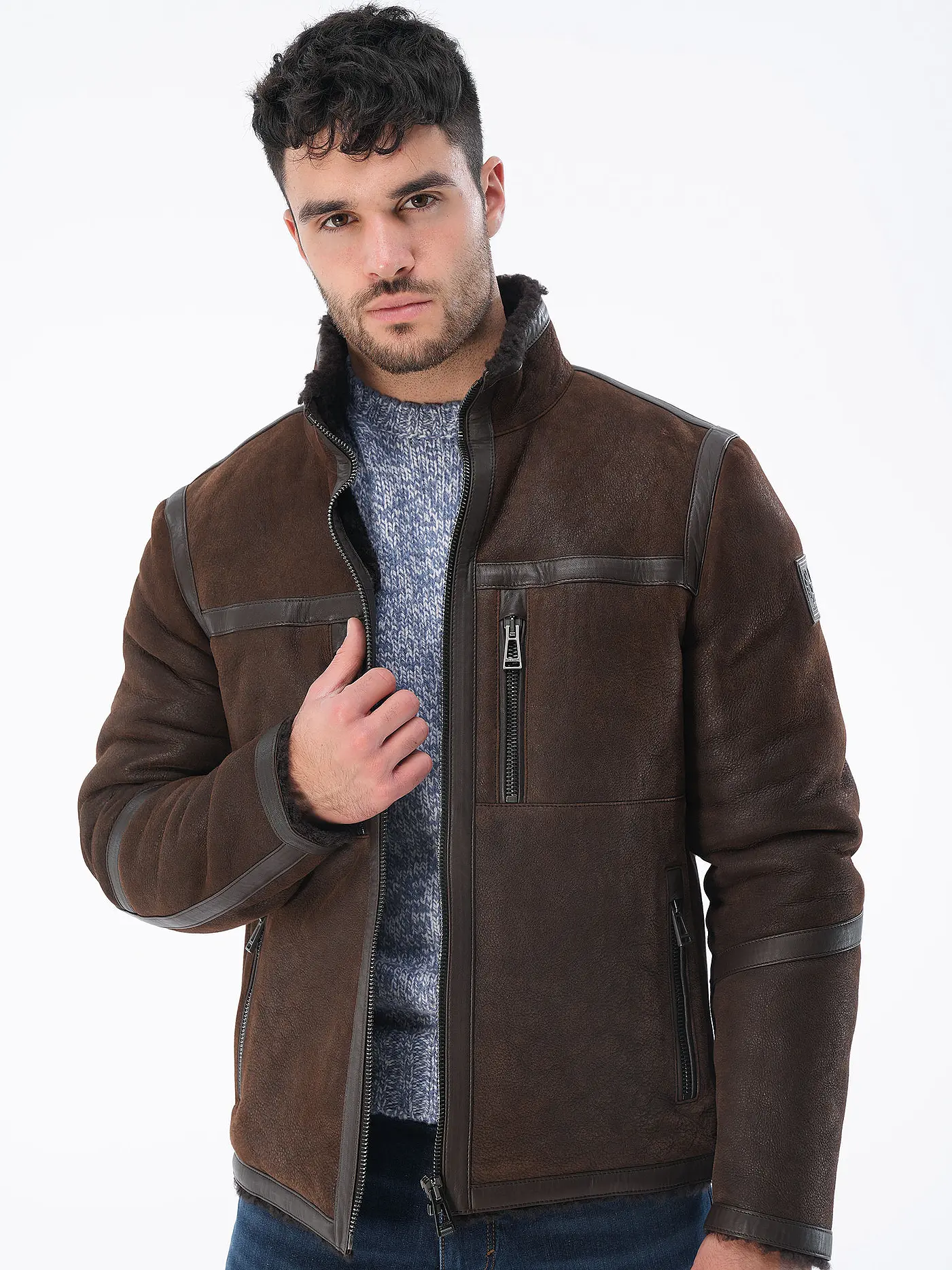BELSTAFF | Shearling Jacke TUNDRA | braun