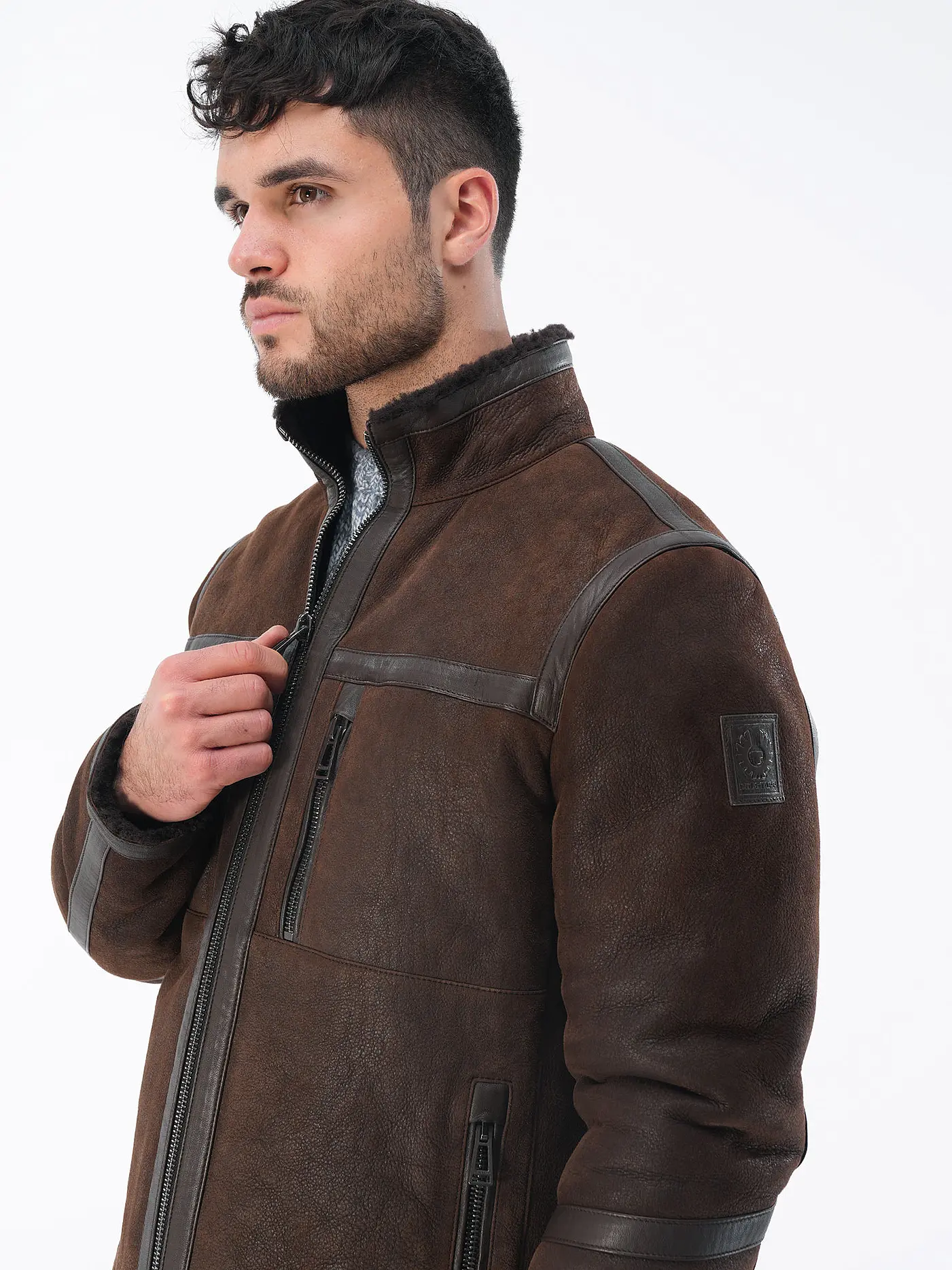 BELSTAFF | Shearling Jacke TUNDRA | braun