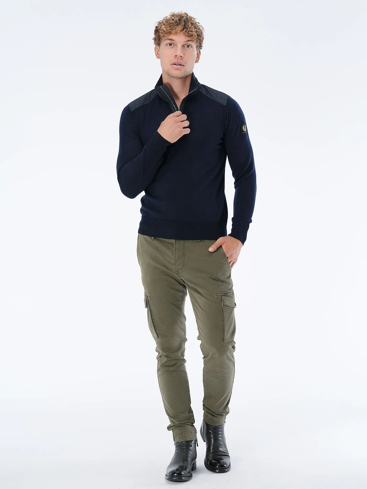 BELSTAFF | Troyer Pullover KILMINGTON  | blau