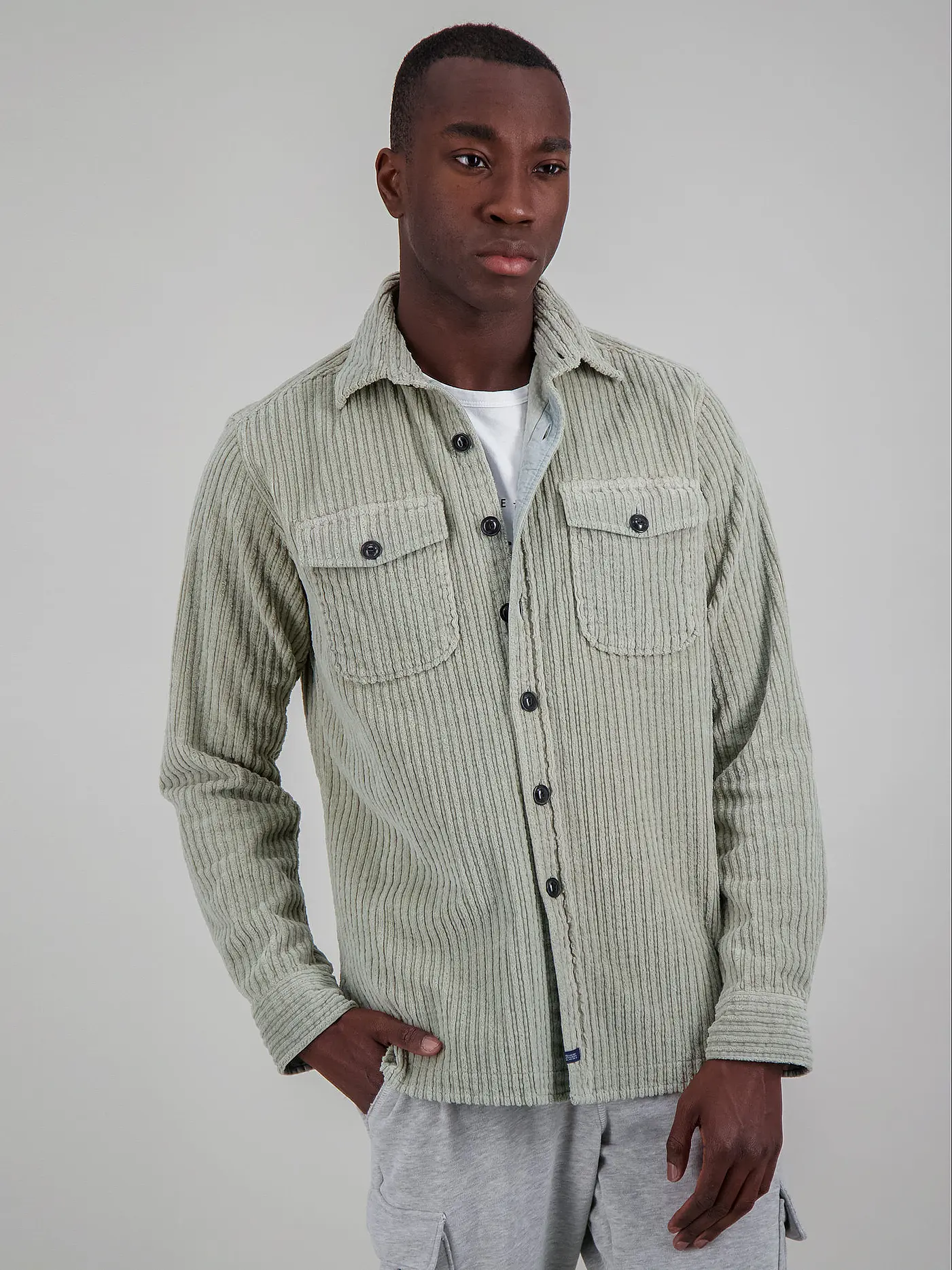 BETTER RICH | Overshirt CORDUROY  | hellgrün
