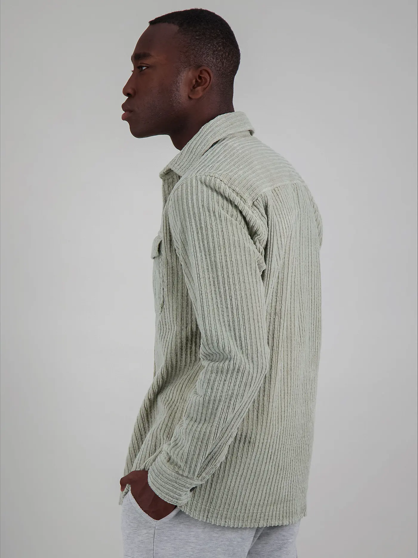 BETTER RICH | Overshirt CORDUROY  | hellgrün