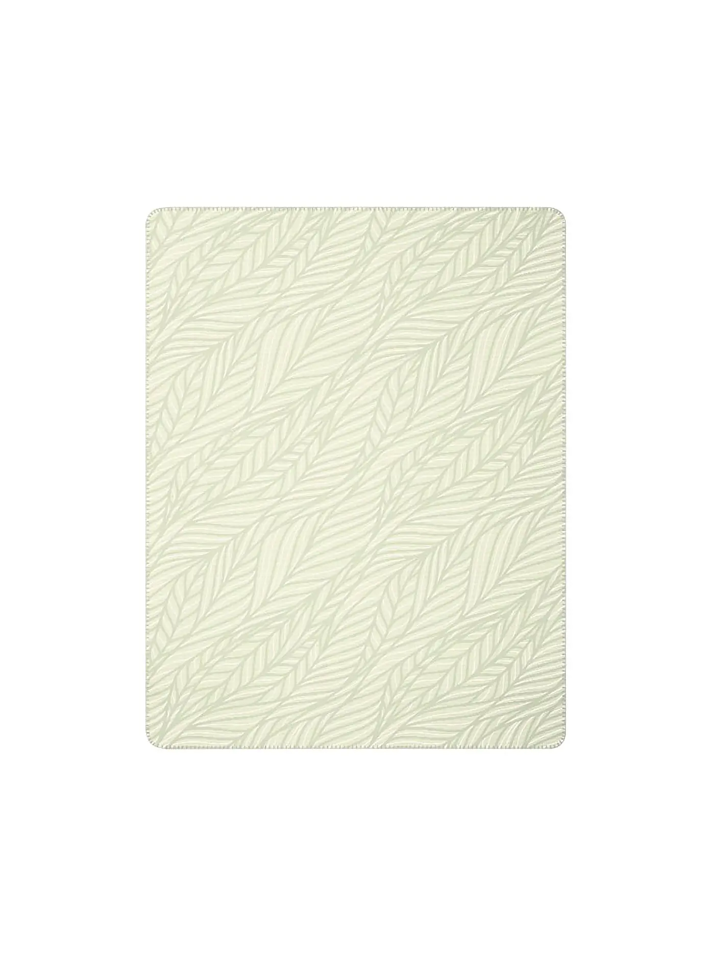 BIEDERLACK | Velourdecke 150x200cm Green Mood Inspired | hellgrün
