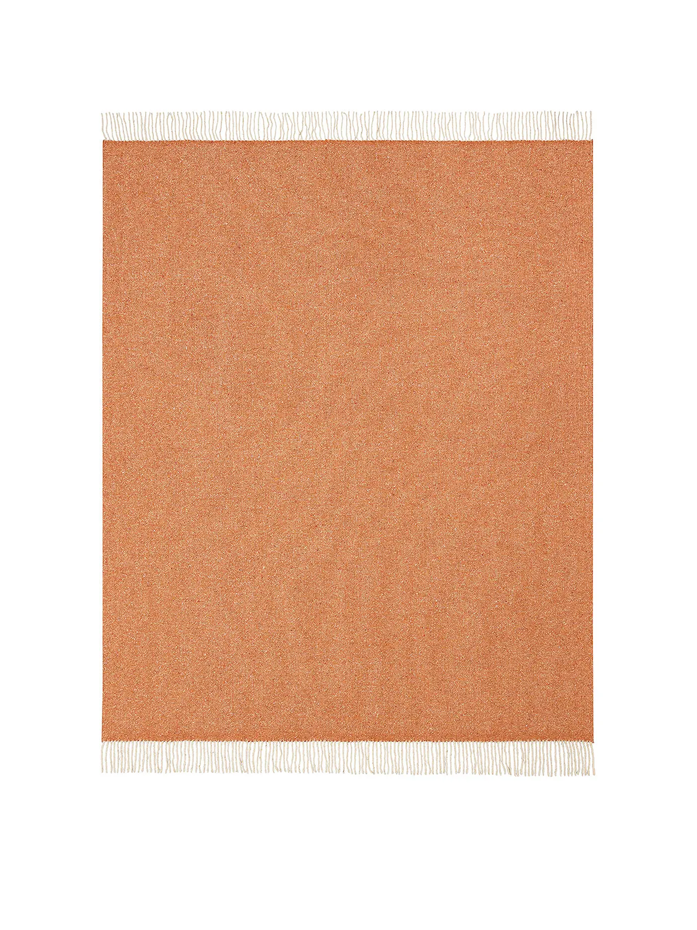 BIEDERLACK | Wohndecke - Plaid SOULFUL CRAFTED 140x190cm Terra | orange