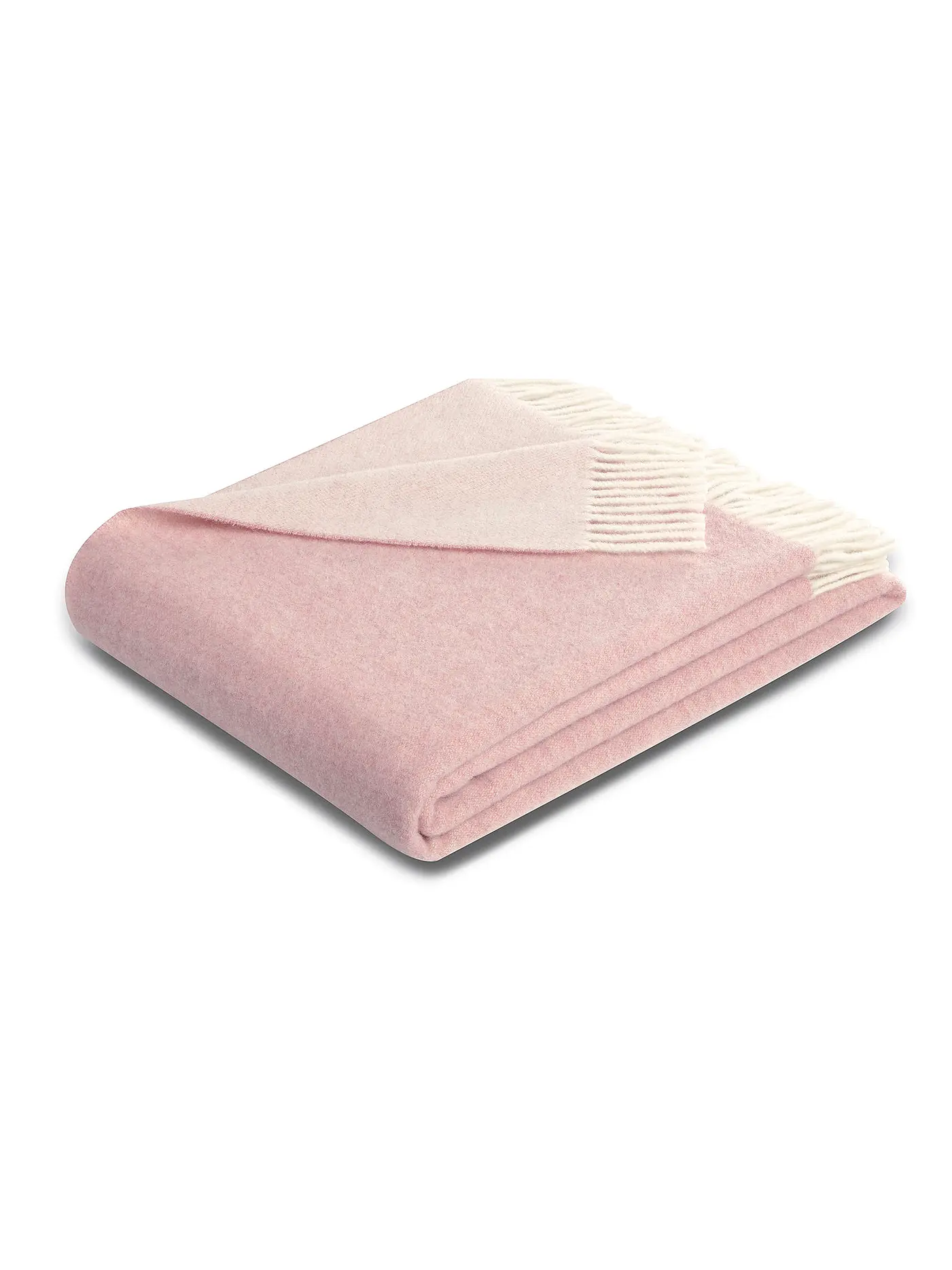 BIEDERLACK | Wohndecke Plaid MODERN CLASSIC 130x170cm Rose Ecru | rosa