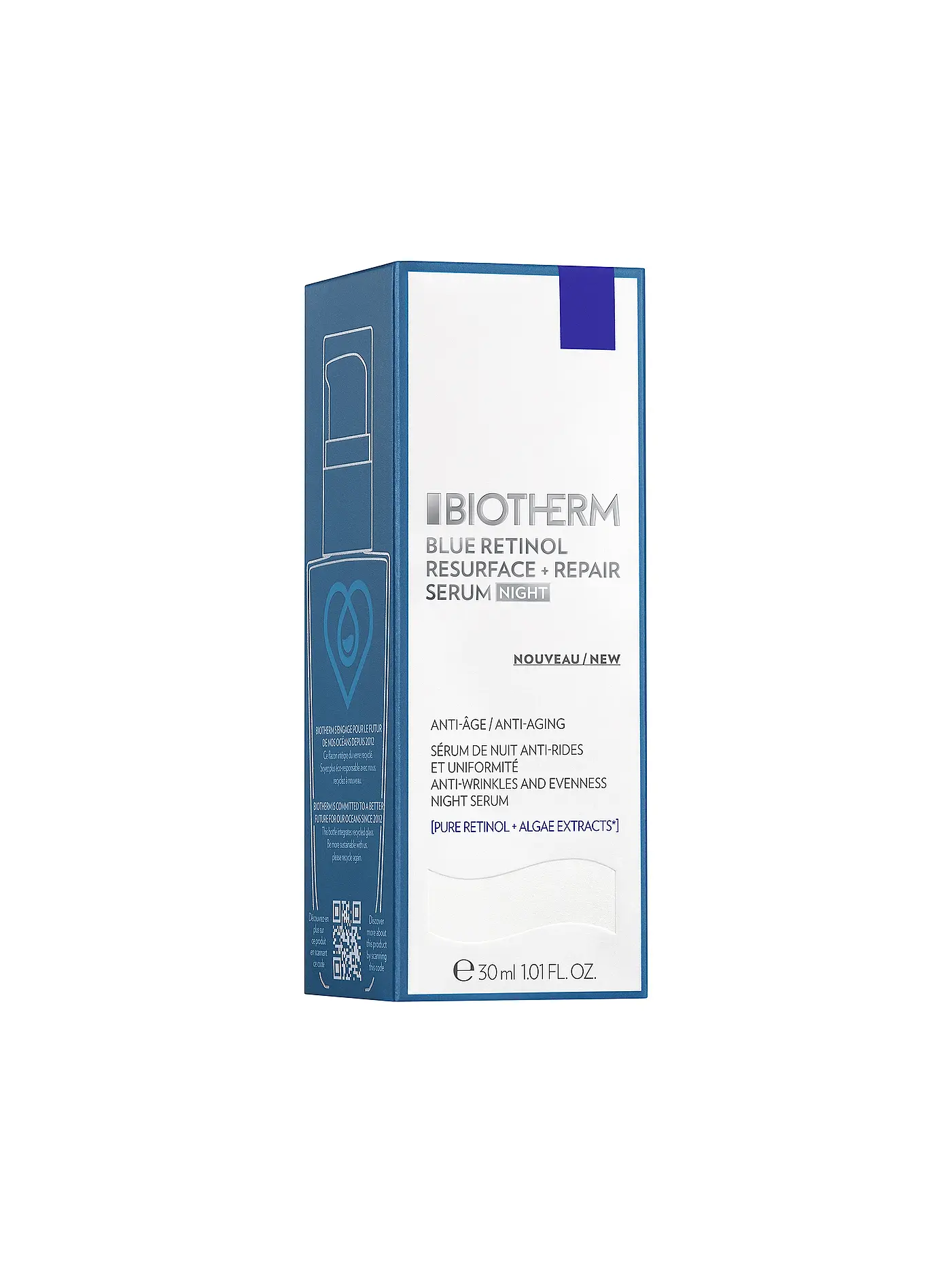 BIOTHERM | Blue Retinol Resurface + Repair Night Serum 30ml | keine Farbe