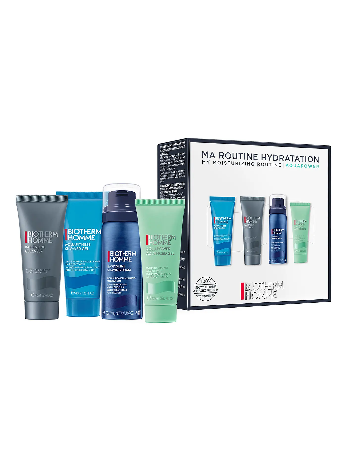 BIOTHERM | Geschenkset - Biotherm Homme Aquapower Starter Kit 2023  2x40ml / 50ml / 20ml | keine Farbe