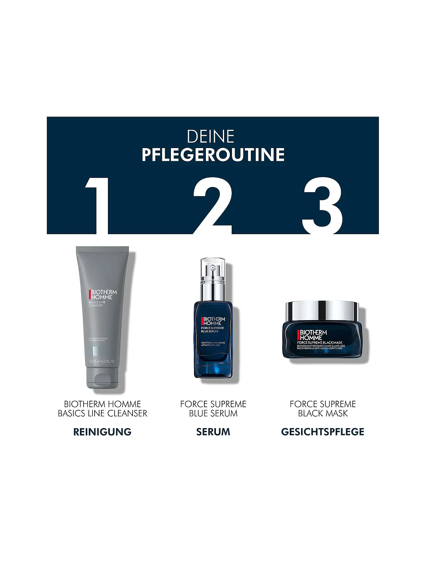 BIOTHERM | Homme Force Supreme Black Mask Nachtcreme 50ml | keine Farbe