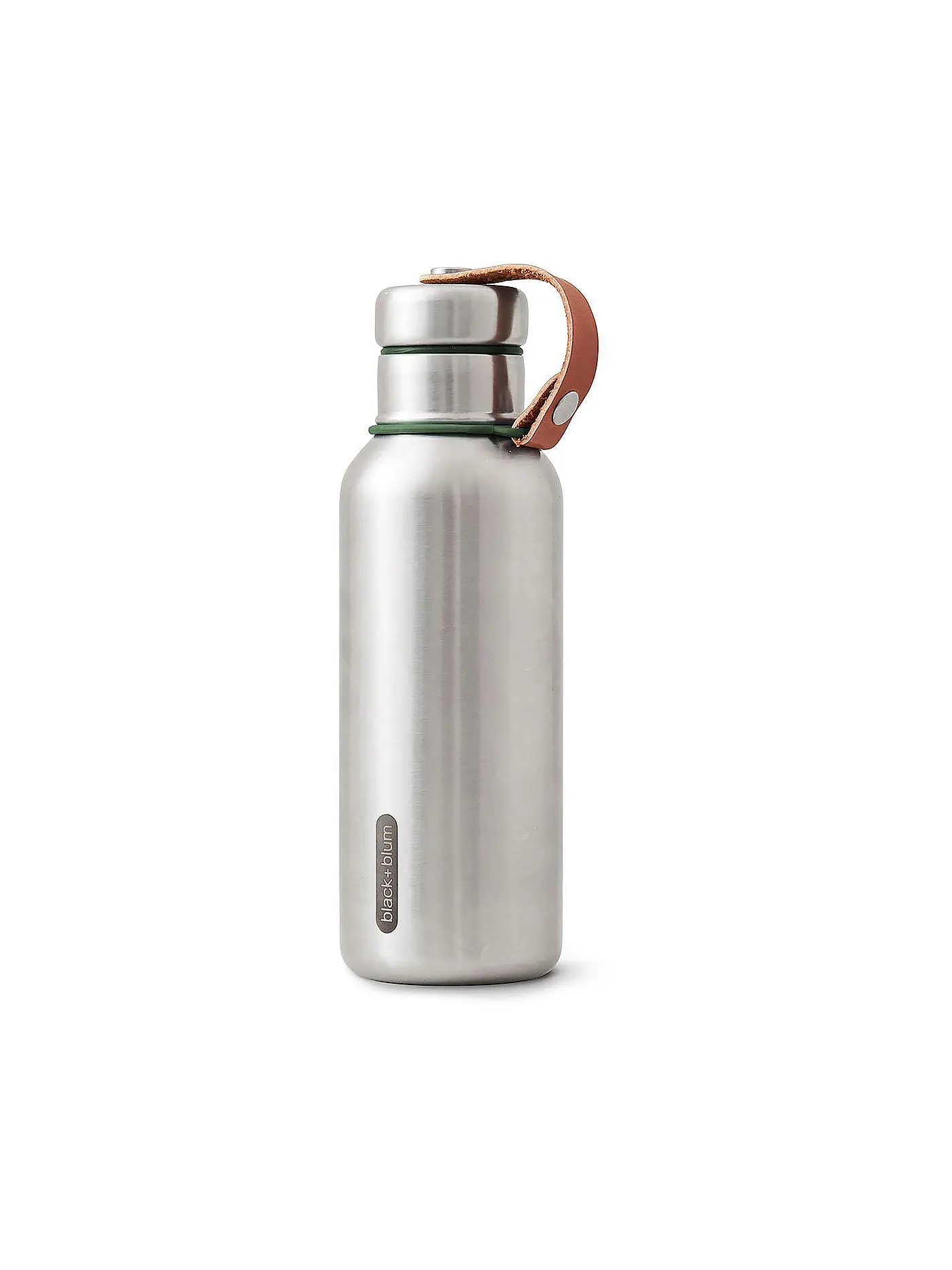 BLACK+BLUM | Isolierflasche - Thermosflasche 0,5l Ozean/Edelstah | olive