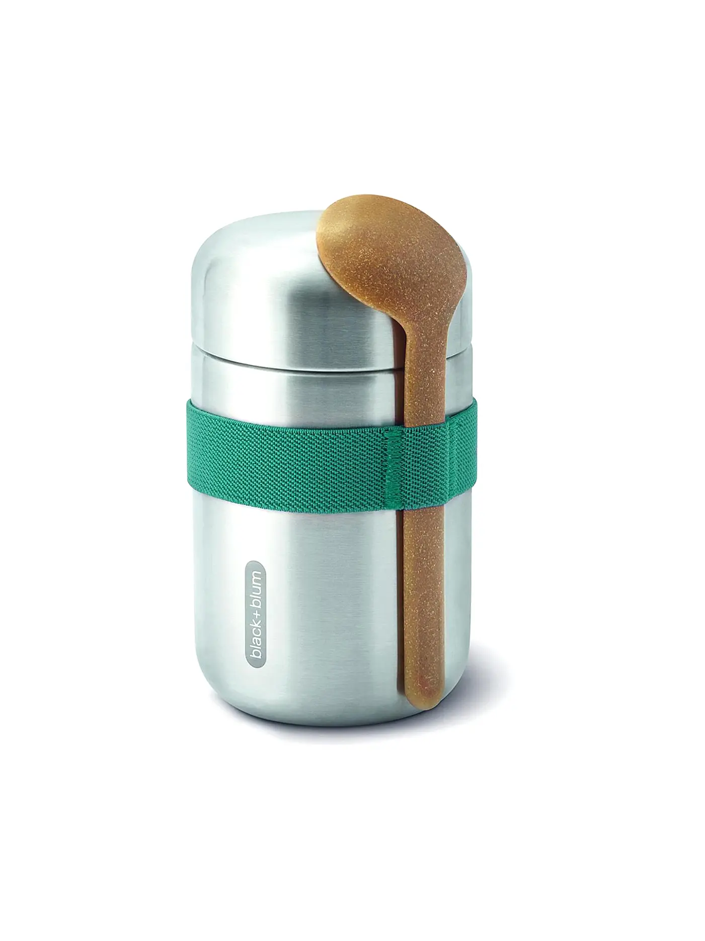 BLACK+BLUM | Thermosbehälter - Food Flask 400ml Ozean/Edelstahl | blau