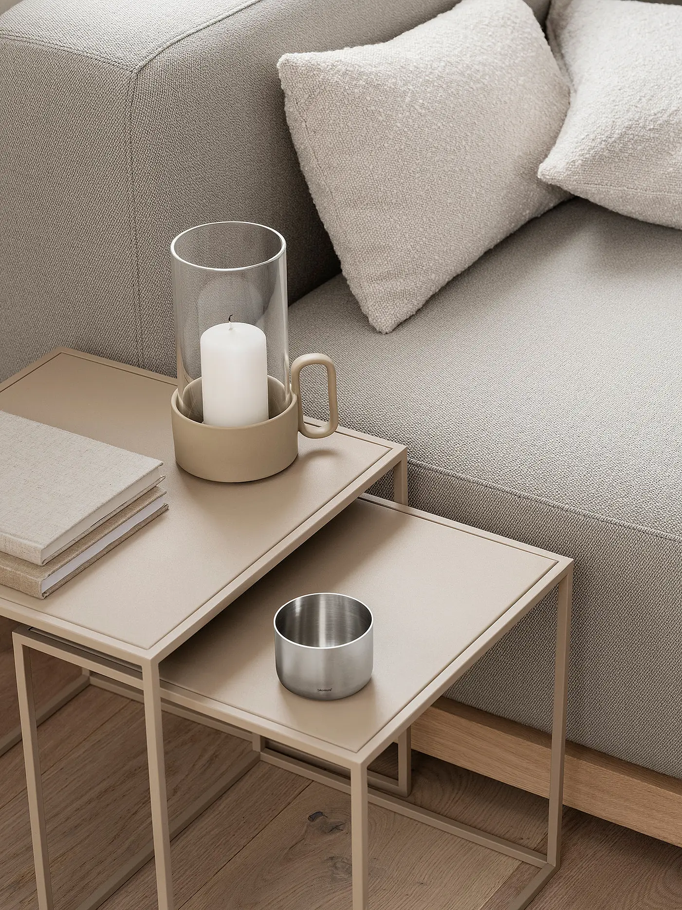 BLOMUS | Beistelltisch Set FERA 2-teilig Normad | camel