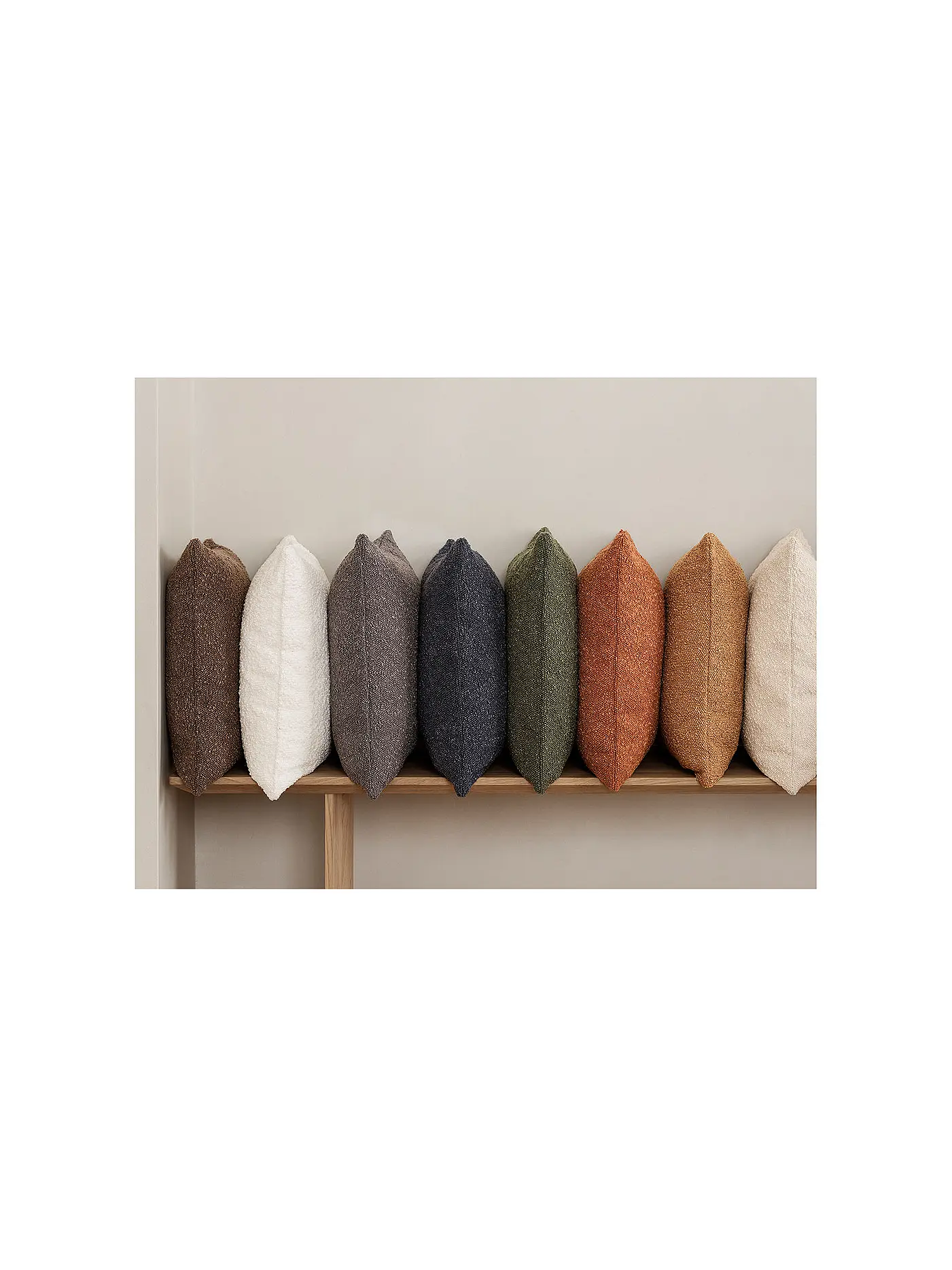 BLOMUS | Kissenhülle Boucle 40x60cm Tan | camel