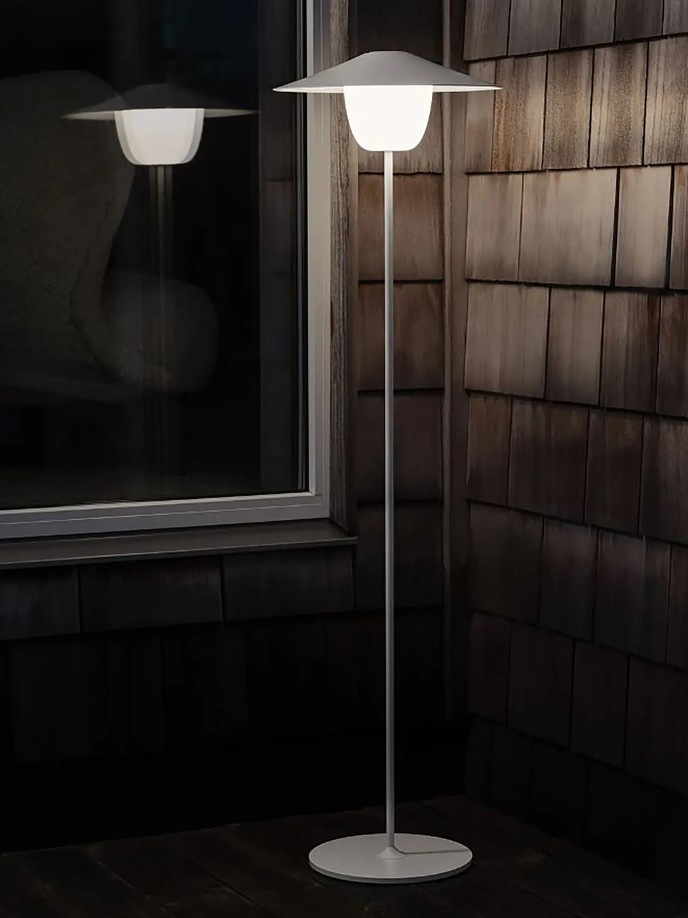 BLOMUS | Mobile LED Stehlampe ANI 121cm White | weiss