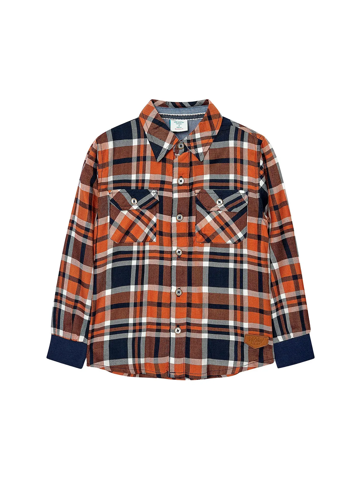 BOBOLI | Jungen Hemd | braun