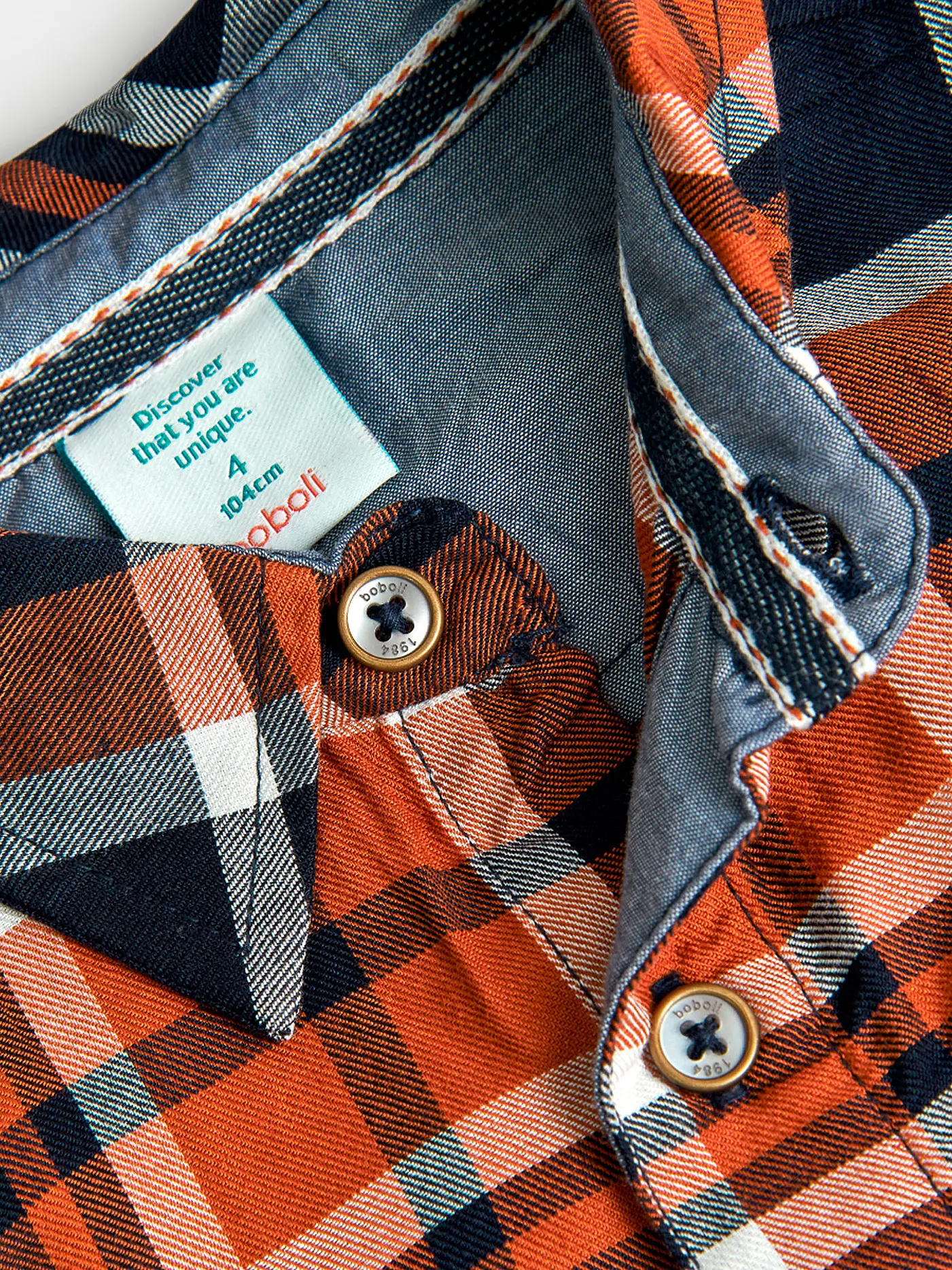 BOBOLI | Jungen Hemd | braun