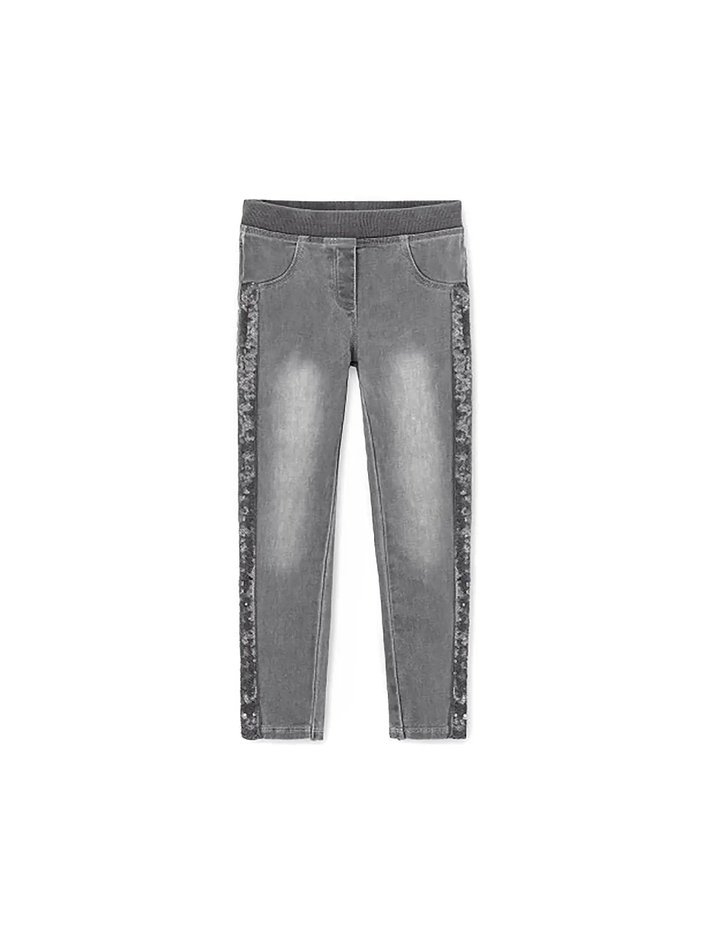 BOBOLI | Mädchen Jeans Slim Fit | grau