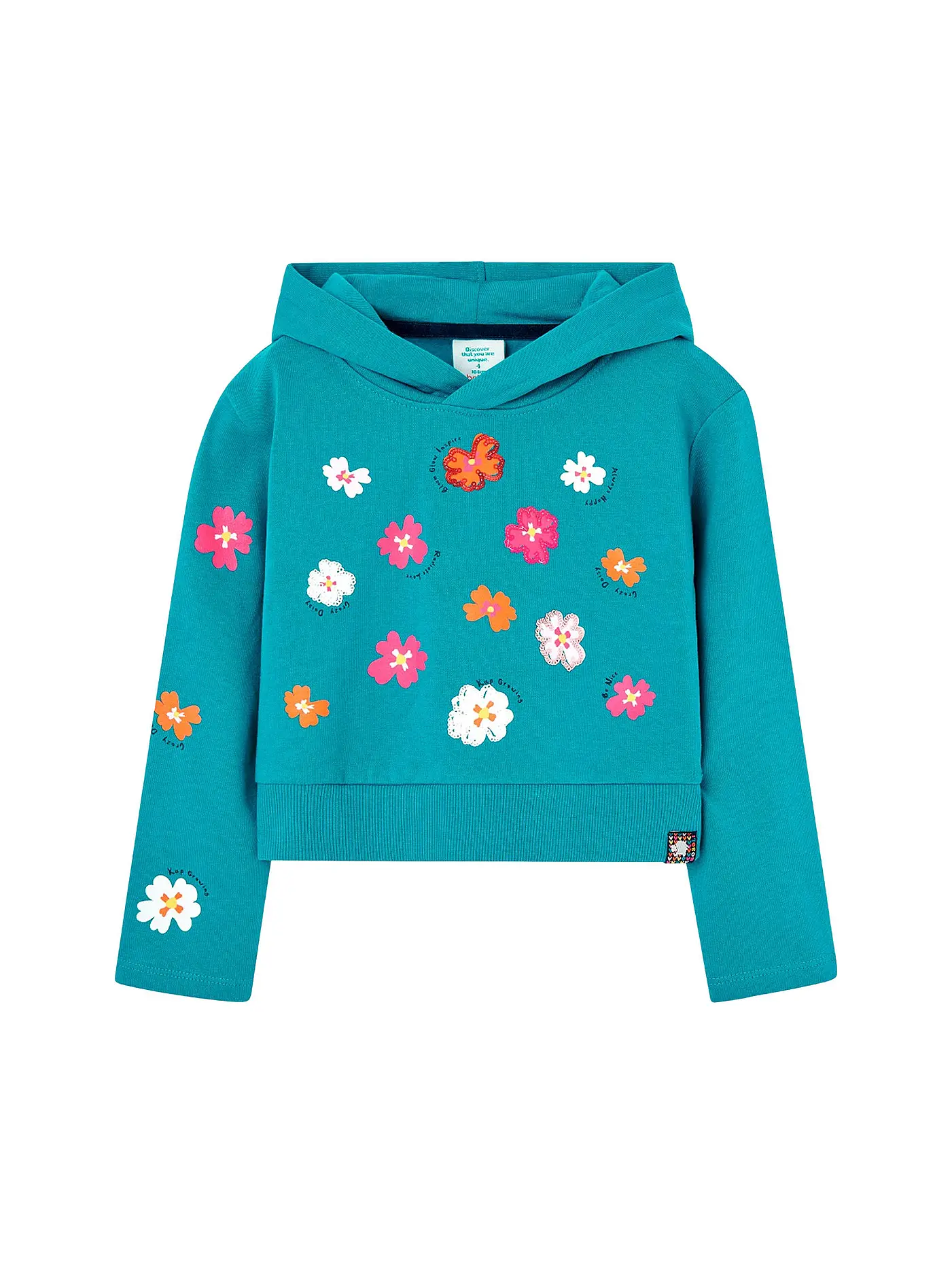 BOBOLI | Mädchen Kapuzensweater - Hoodie | türkis