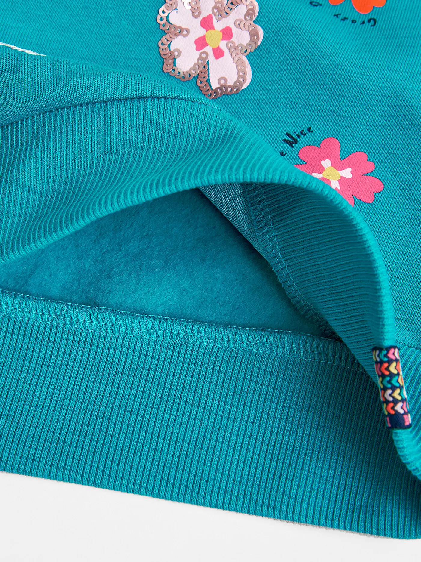 BOBOLI | Mädchen Kapuzensweater - Hoodie | türkis