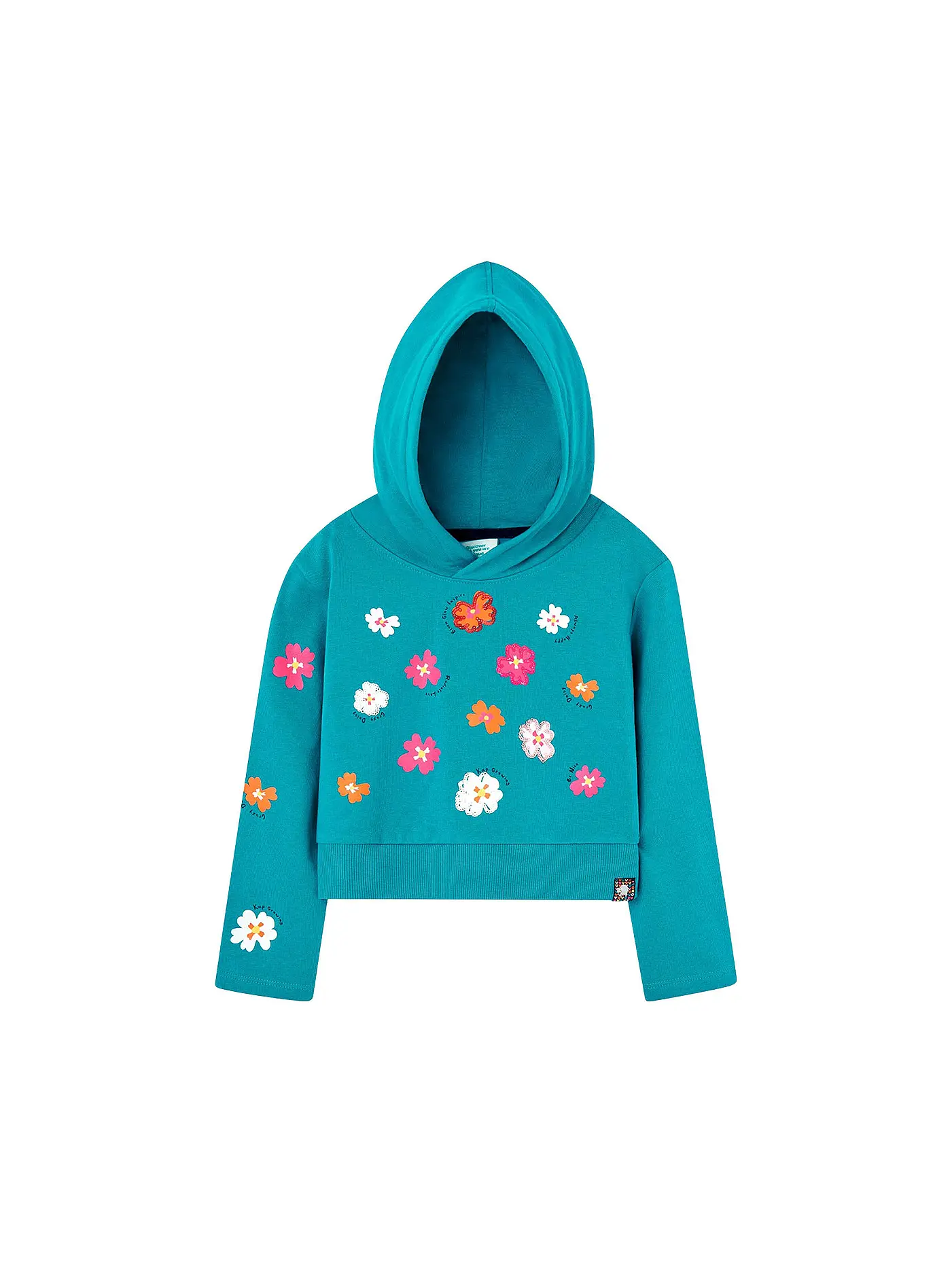 BOBOLI | Mädchen Kapuzensweater - Hoodie | türkis