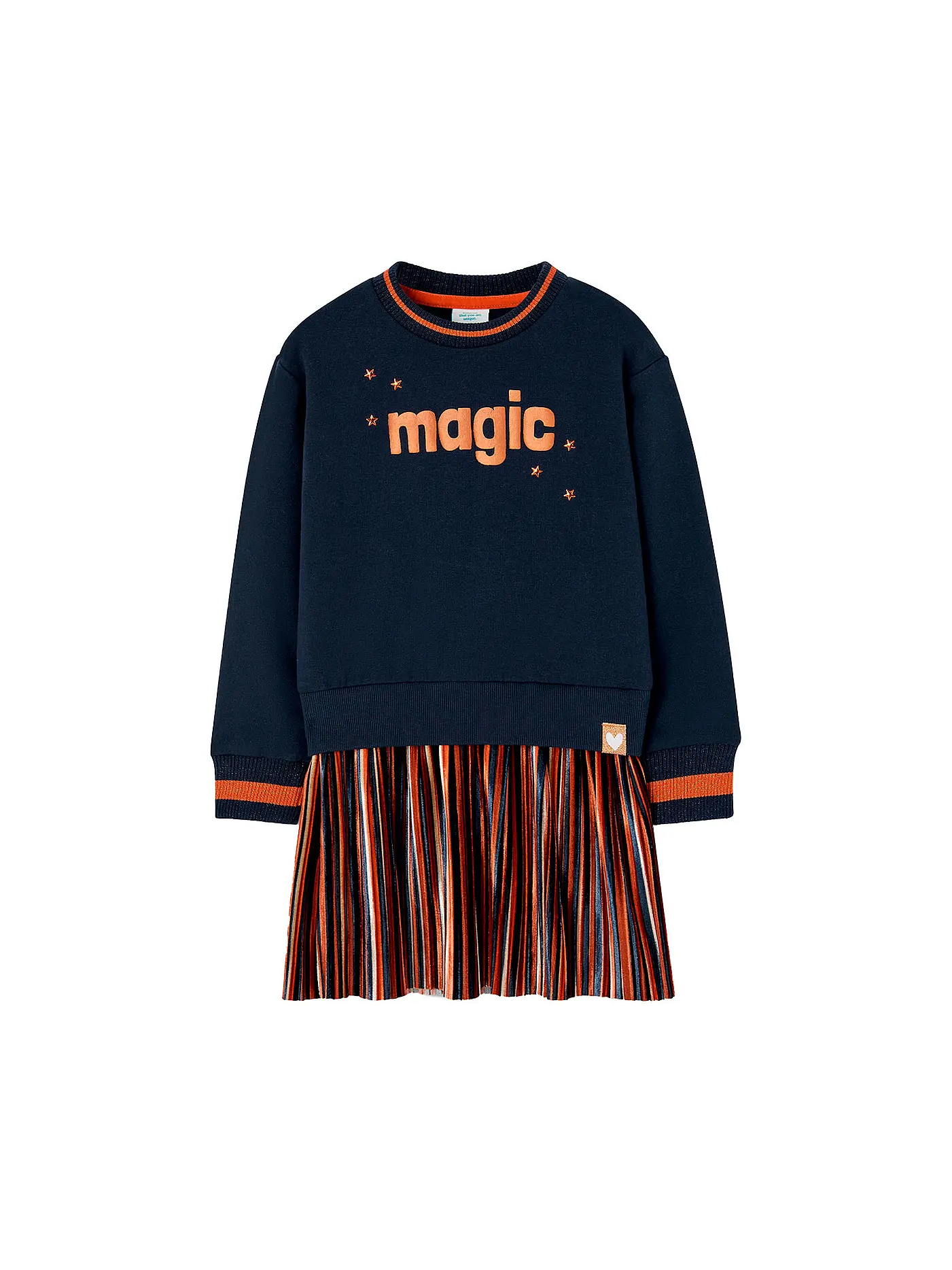 BOBOLI | Mädchen Kleid | dunkelblau