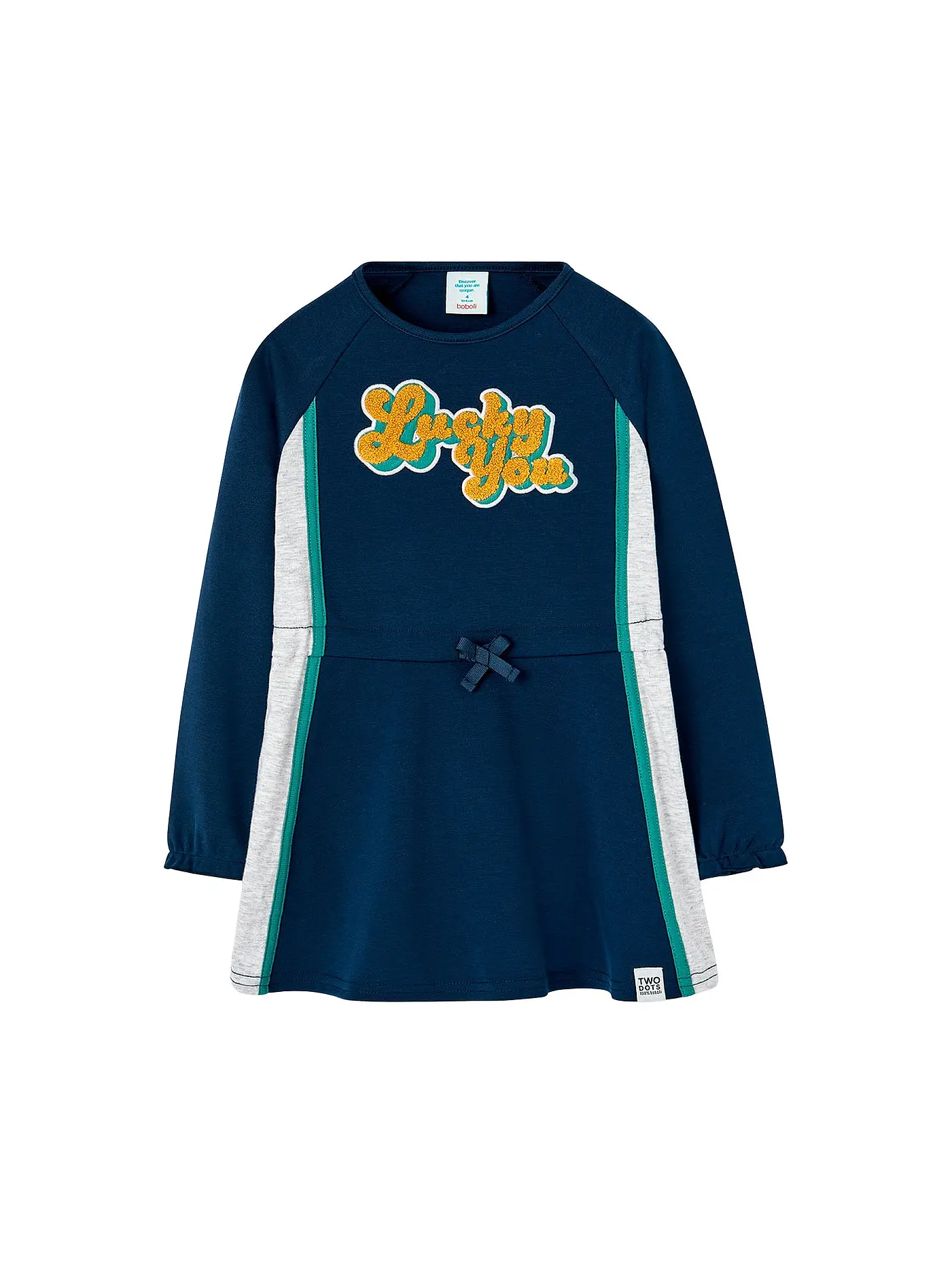 BOBOLI | Mädchen Kleid | dunkelblau