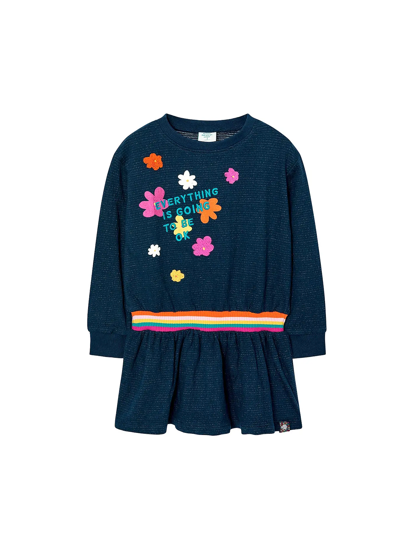 BOBOLI | Mädchen Kleid | dunkelblau