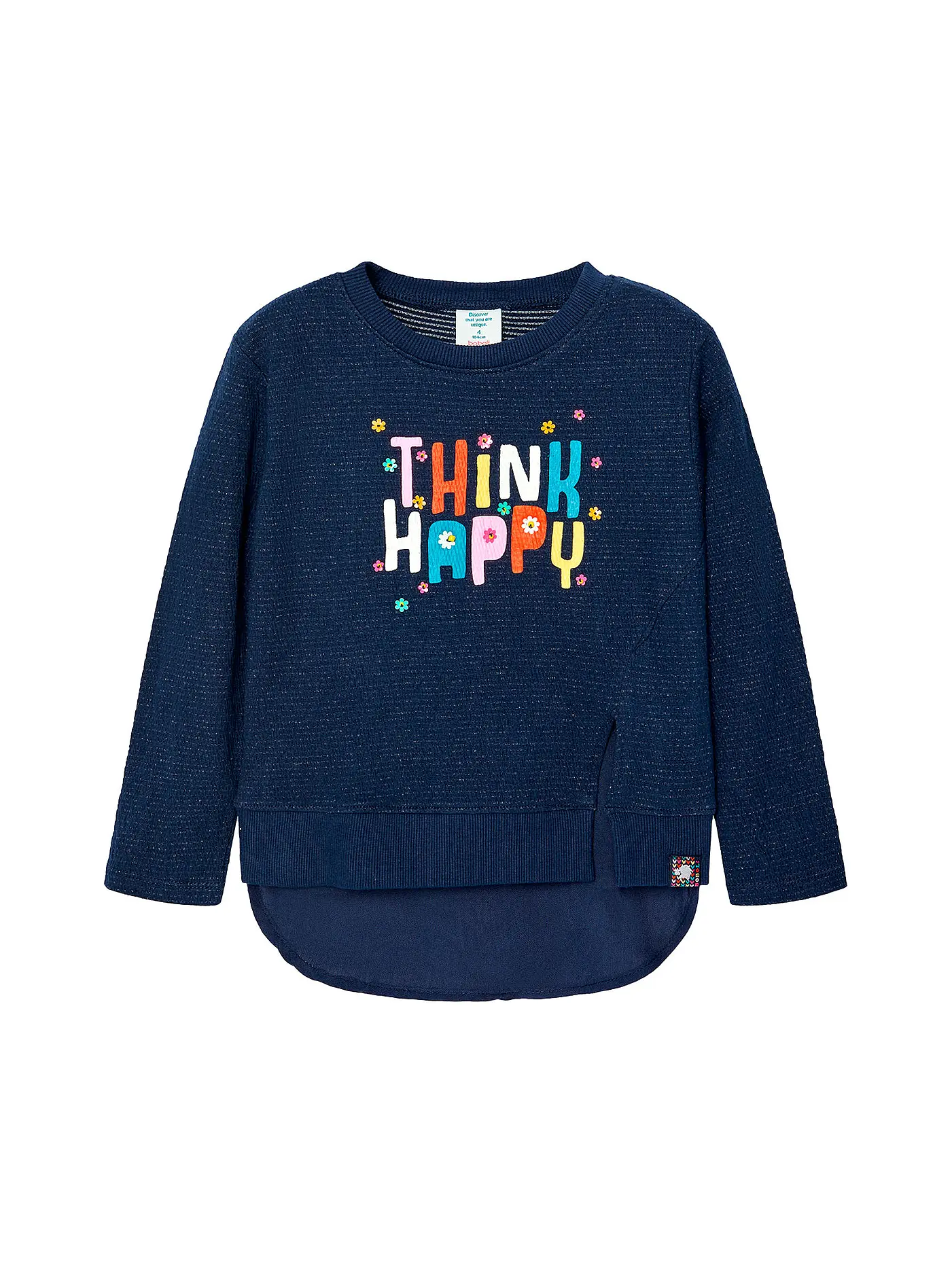 BOBOLI | Mädchen Langarmshirt | dunkelblau