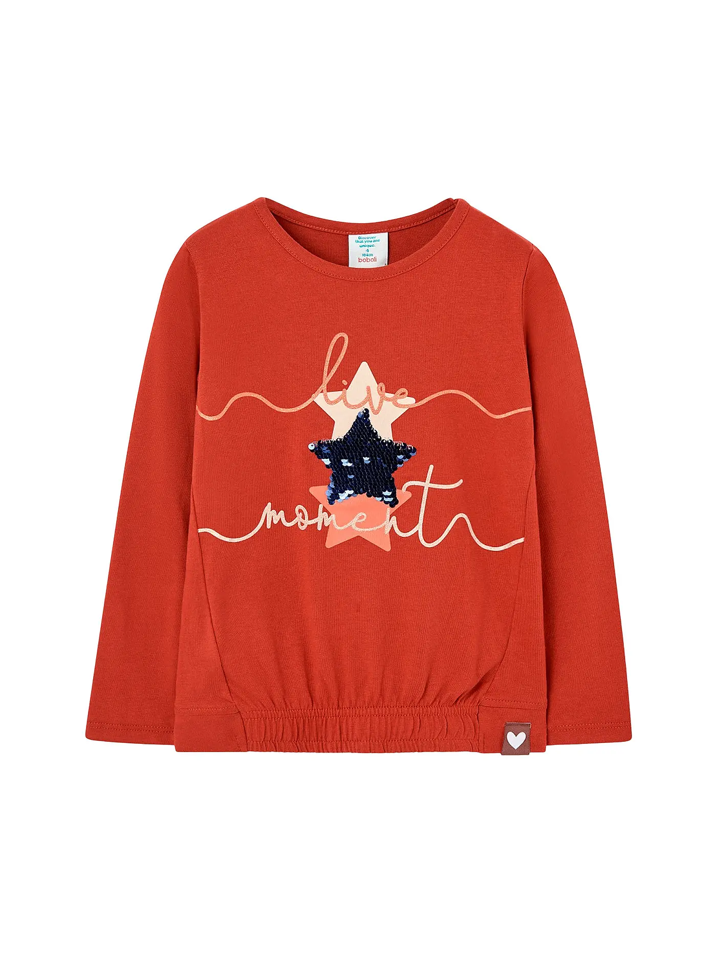 BOBOLI | Mädchen Langarmshirt | orange