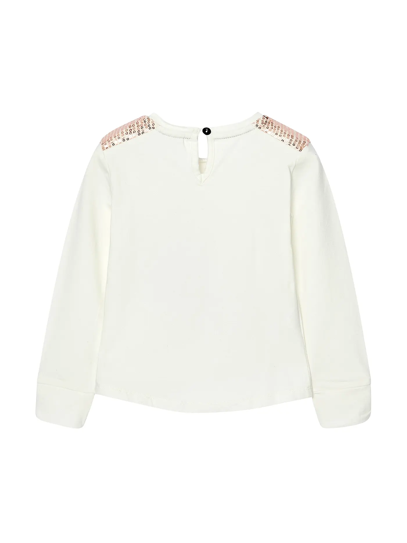 BOBOLI | Mädchen Langarmshirt | weiss
