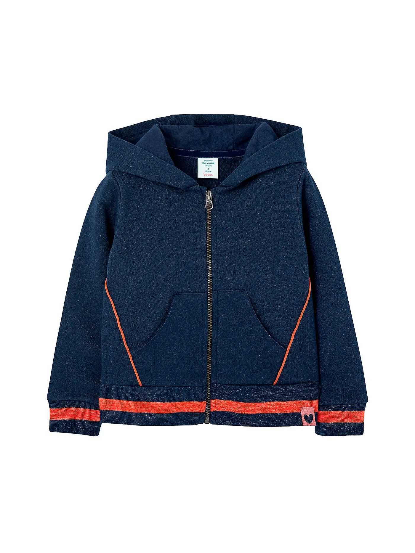 BOBOLI | Mädchen Sweatjacke | dunkelblau