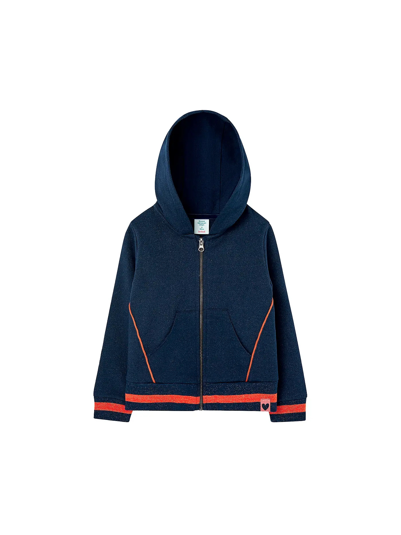 BOBOLI | Mädchen Sweatjacke | dunkelblau