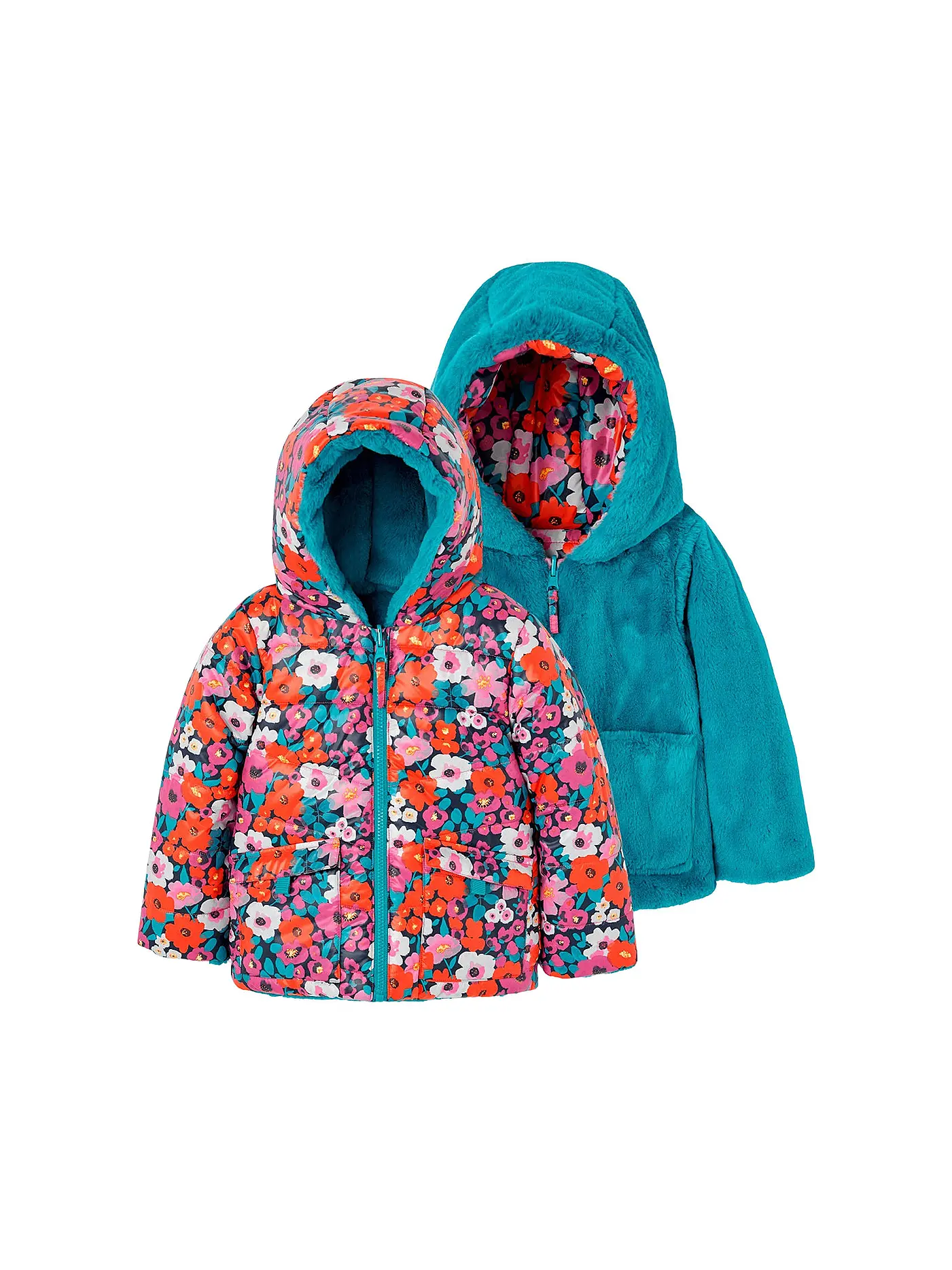 BOBOLI | Mädchen Wendejacke | bunt
